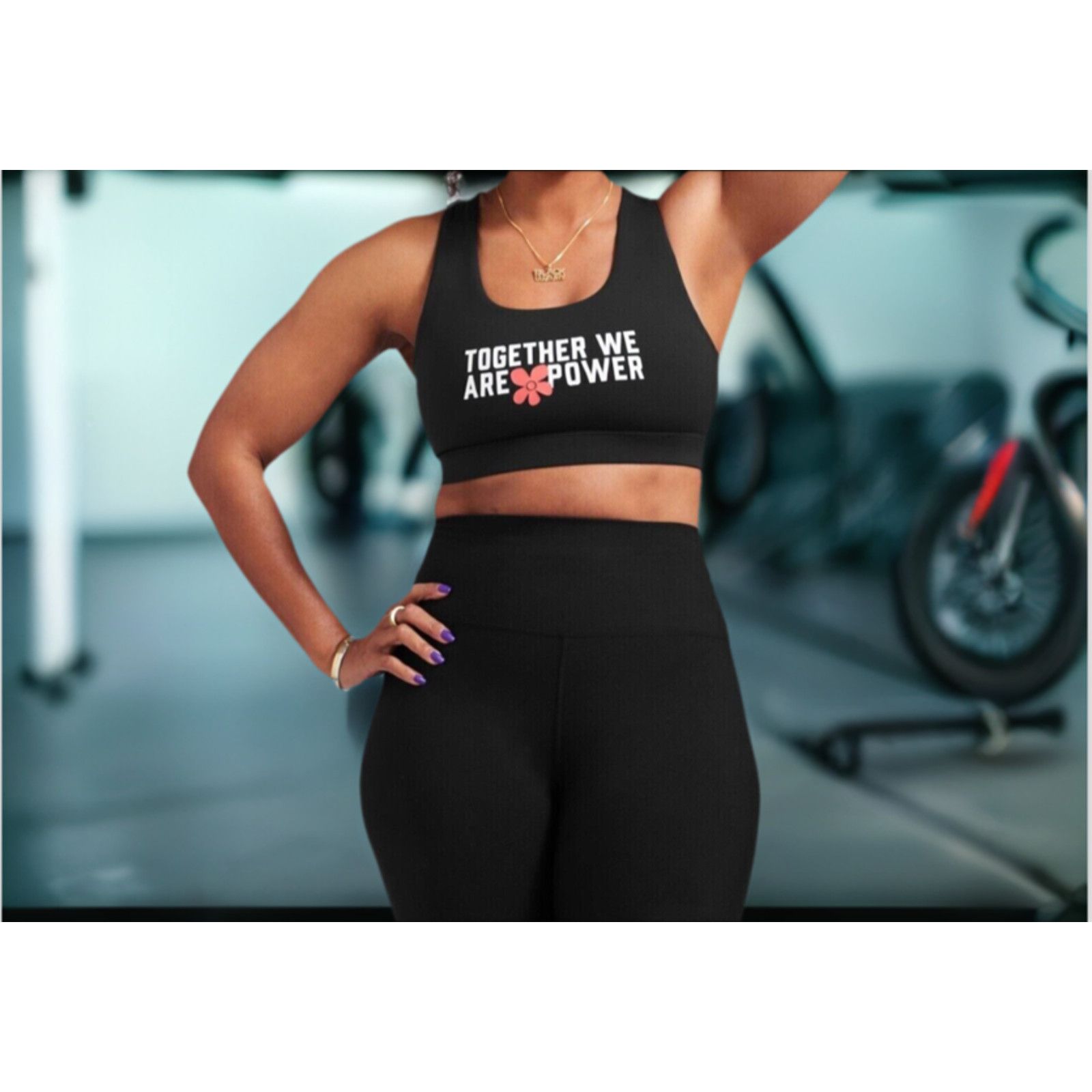 Peloton PELOTON Together We Are Power Advance Sophia Sports Bra 3X Size ONE SIZE - 1 Thumbnail