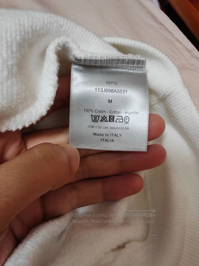 Dior Dior White sweatshirt Size US M / EU 48-50 / 2 - 4 Thumbnail