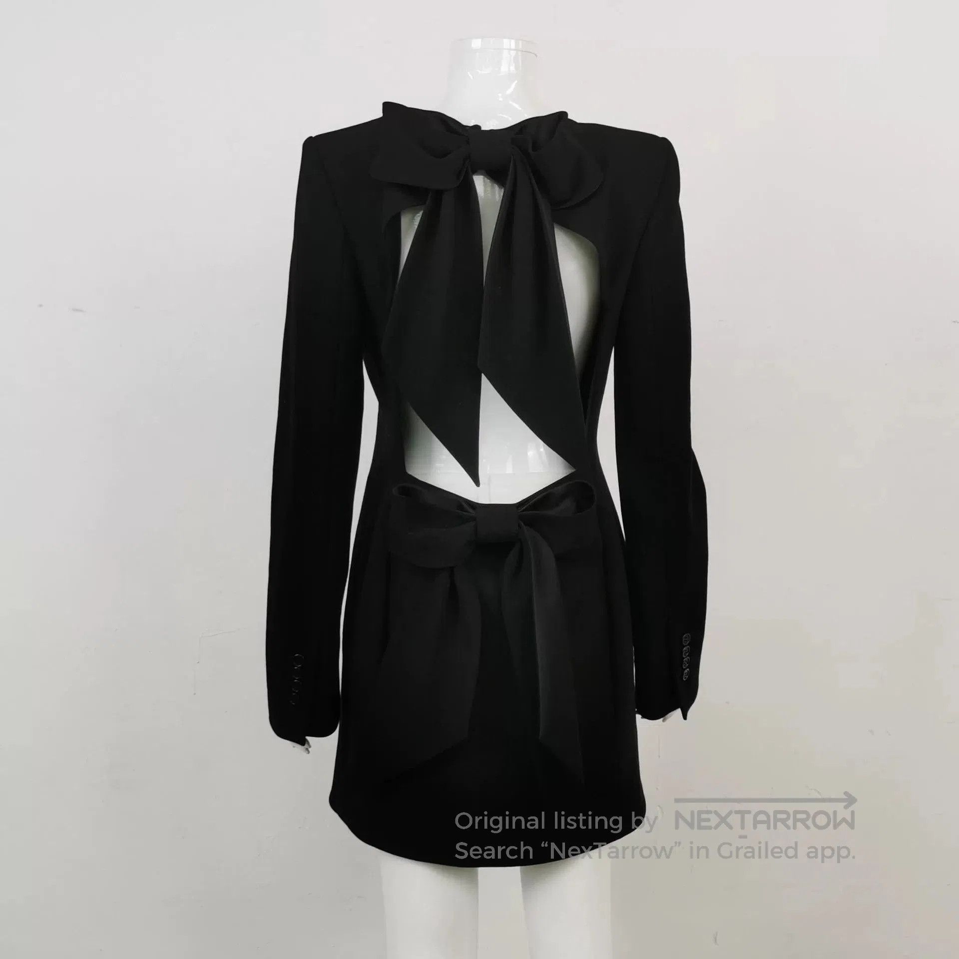 Saint Laurent Paris Saint Laurent Black Dress with Bows. Size M / US 6-8 / IT 42-44 - 1 Thumbnail