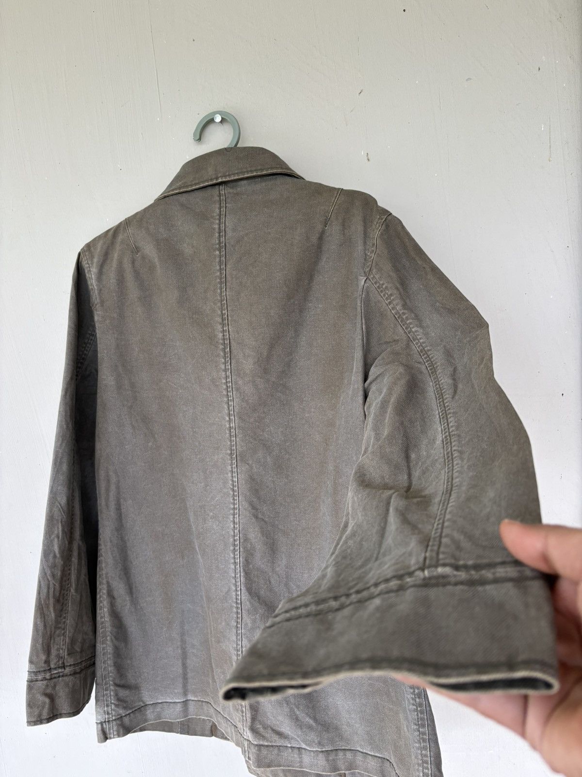 Japanese Brand Japanese Spec Outfitter Double Breasted Coat Denim Jacket Size US M / EU 48-50 / 2 - 15 Thumbnail