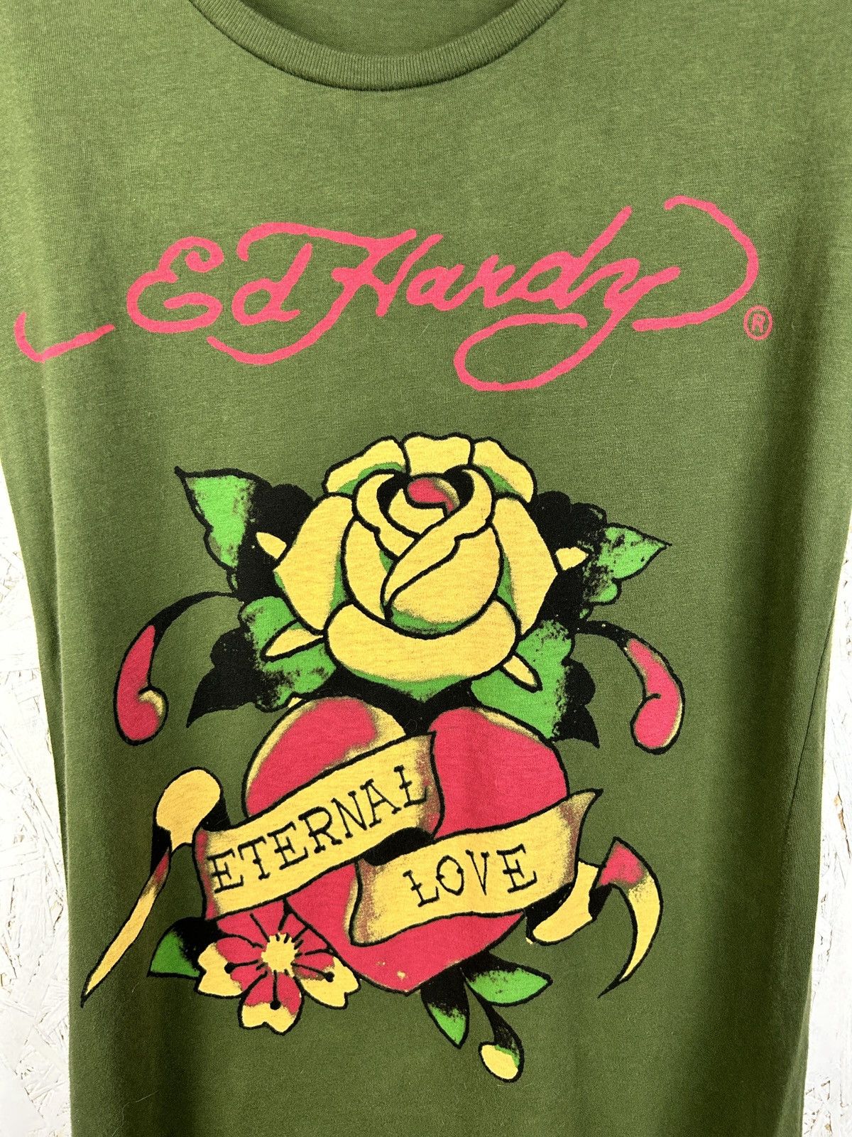 Christian Audigier BNWT Y2K Vintage Ed Hardy Christian Audigier T-Shirt Size S / US 4 / IT 40 - 2 Thumbnail