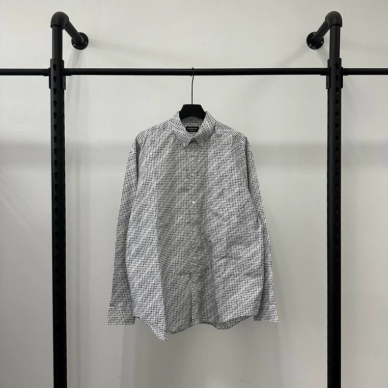 Balenciaga Balenciaga Logo Long Sleeve Shirt Size US M / EU 48-50 / 2 - 1 Thumbnail