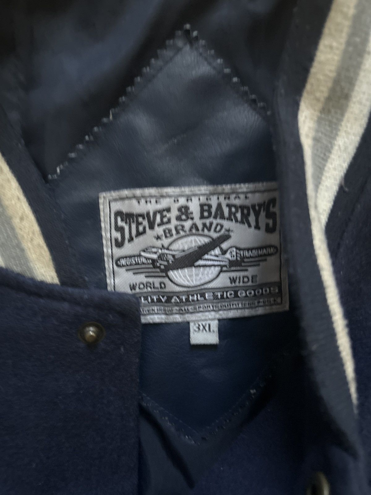 Steve And Barrys Geneseo collage vintage letterman jacket Size US XXL / EU 58 / 5 - 3 Thumbnail