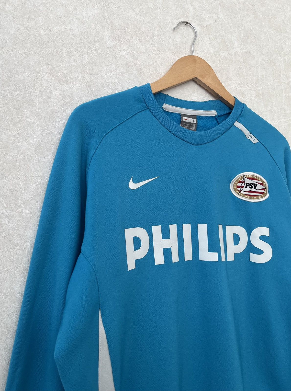 Nike PSV Eindhoven Nike Football Sweatshirt #9 Weber 00s Size US L / EU 52-54 / 3 - 4 Thumbnail