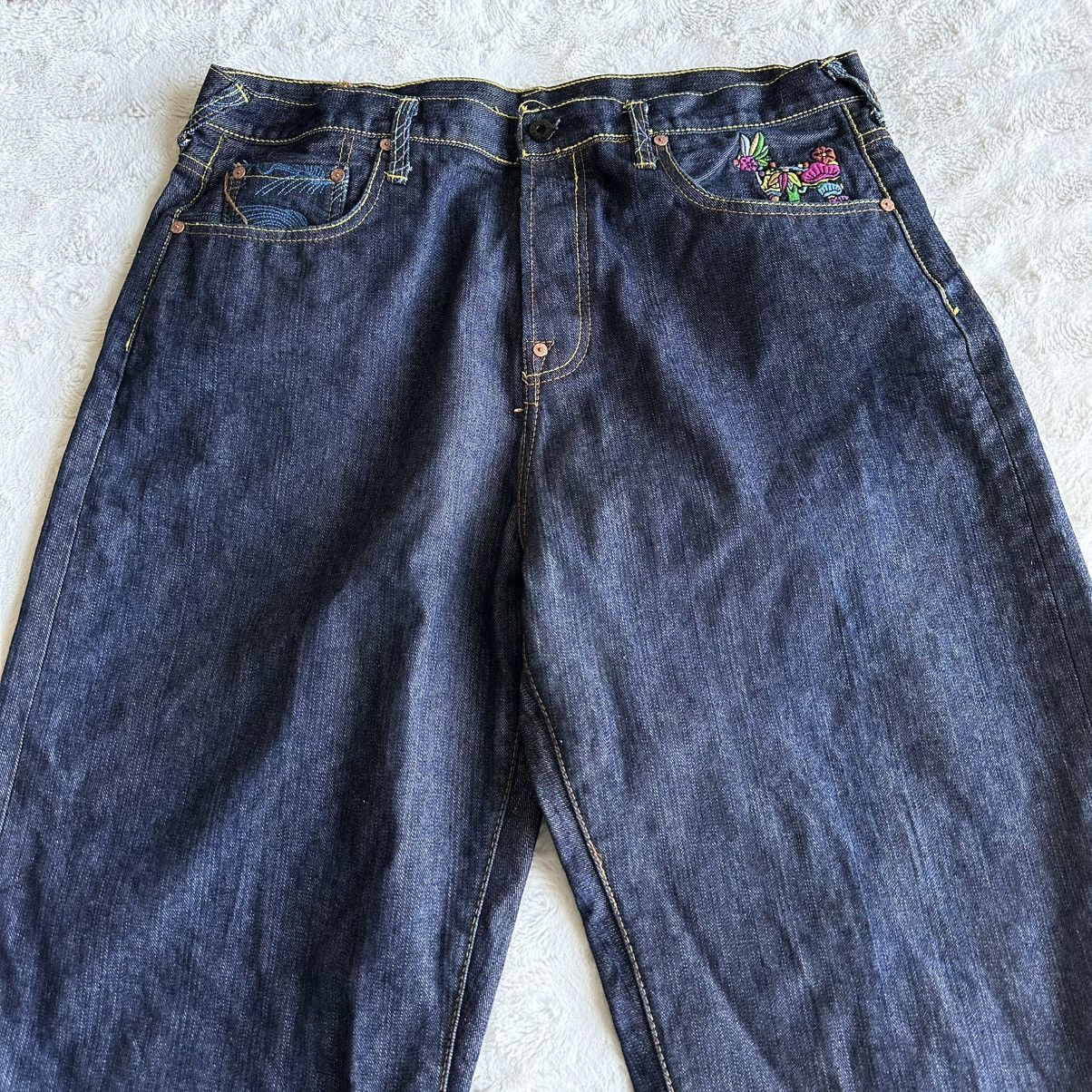 RMC Jeans Vintage Red Monkey Company RMC Jeans Mens 38x28 Tag 40 Dark Size US 38 / EU 54 - 6 Thumbnail