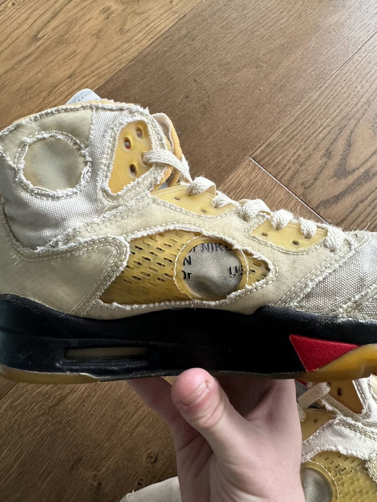 Jordan Brand × Off-White Air Jordan 5 Off White Sail Size US 8 / EU 41 - 11 Thumbnail