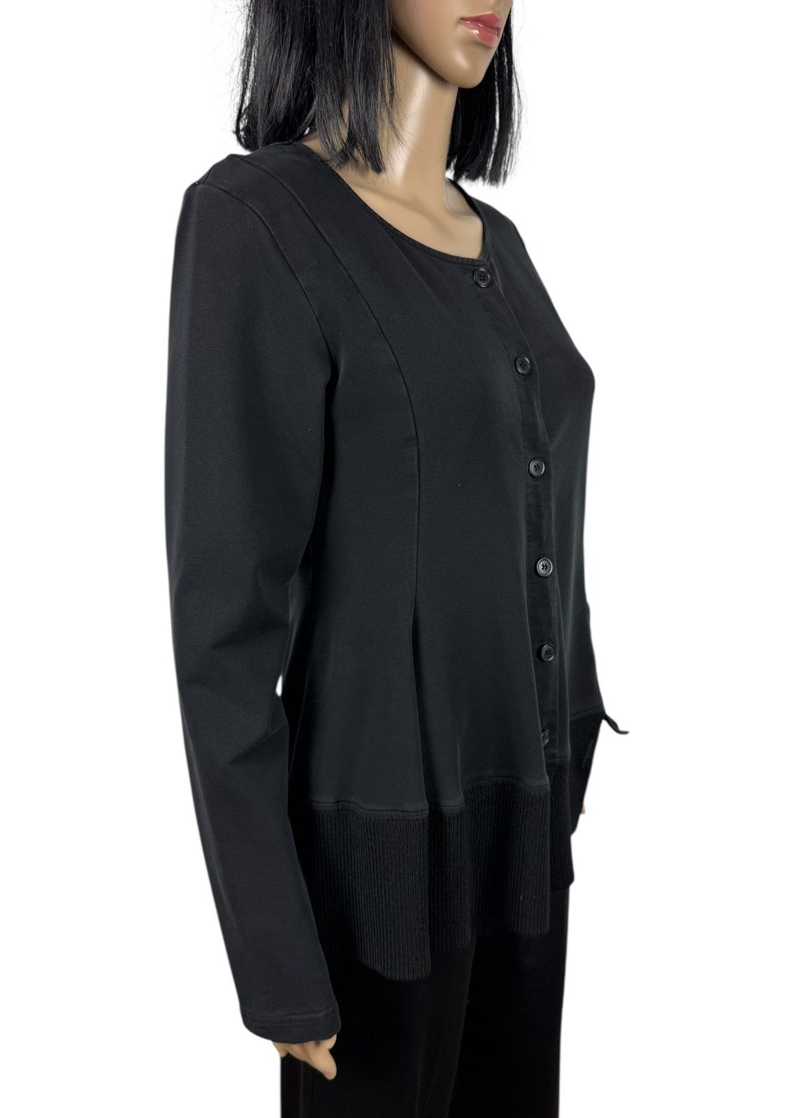 Rundholz Rundholz Asymmetrical Cotton-Wool Cardigan Pocket Accent M Size M / US 6-8 / IT 42-44 - 3 Thumbnail