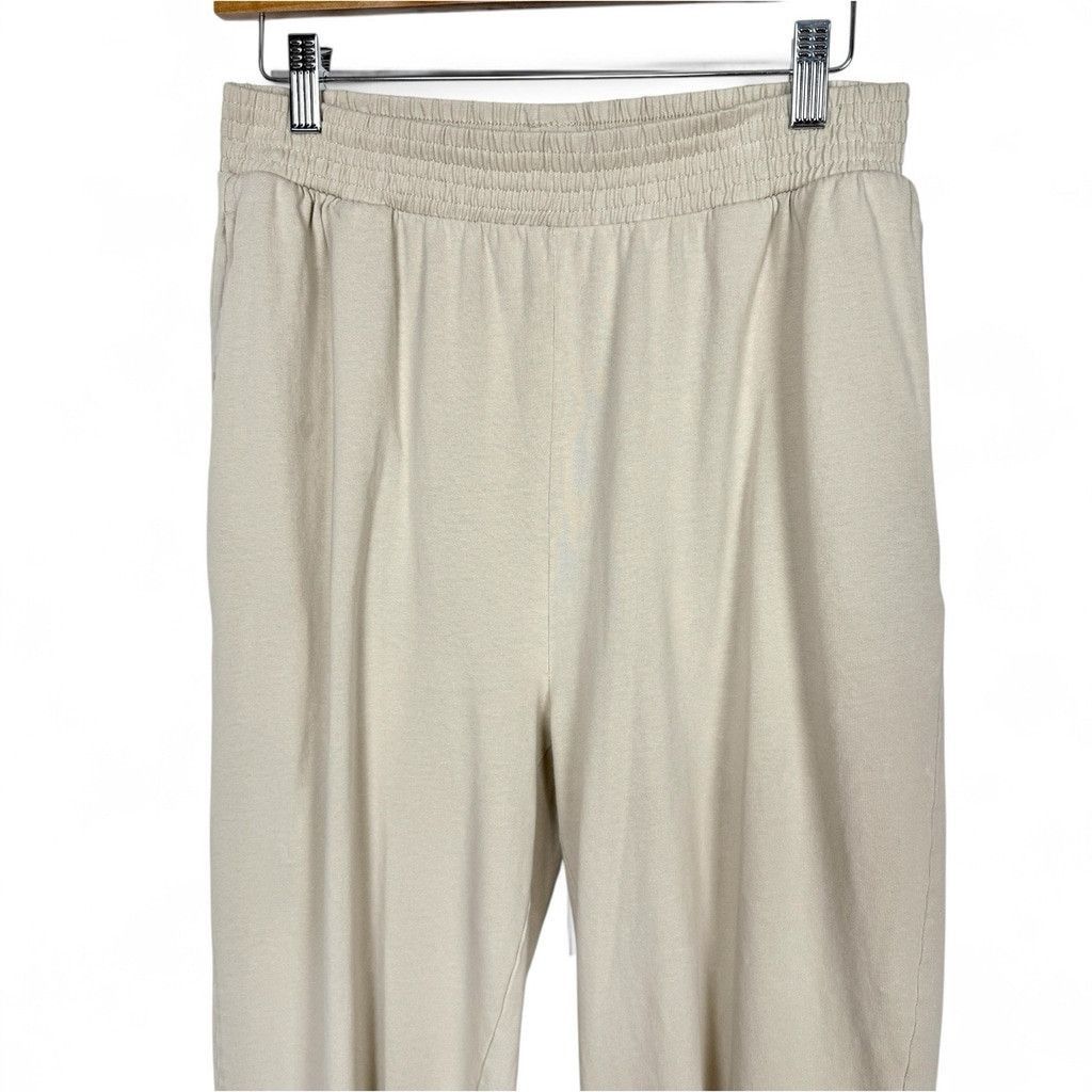 Zara Women's Zara Cotton Jogger Pants Beige Size Medium Size 30" / US 8 / IT 44 - 3 Thumbnail