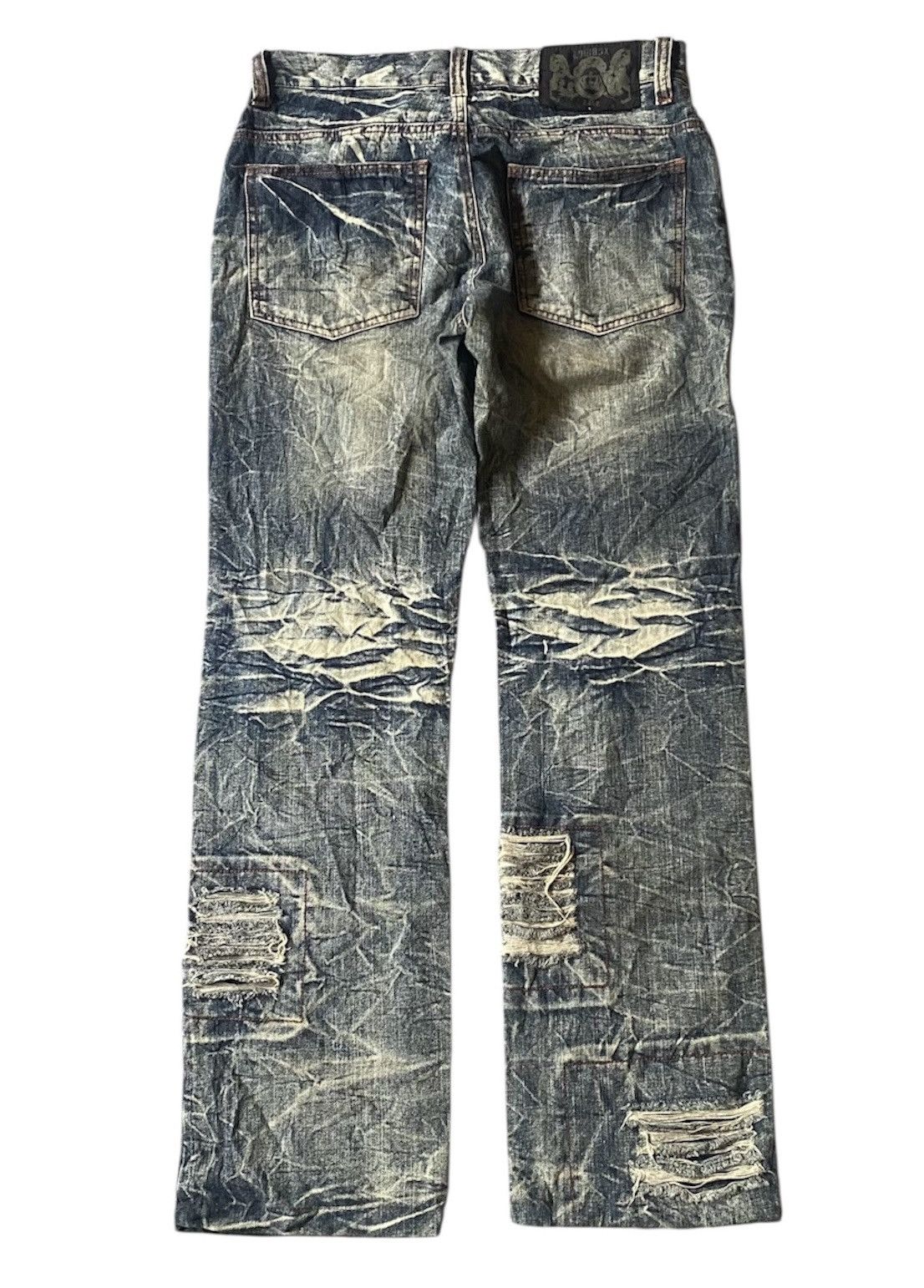 LOWBOX Y2k Lowbox D-Blu distressed ifsixwasnine bootcut jeans Size US 32 / EU 48 - 2 Thumbnail