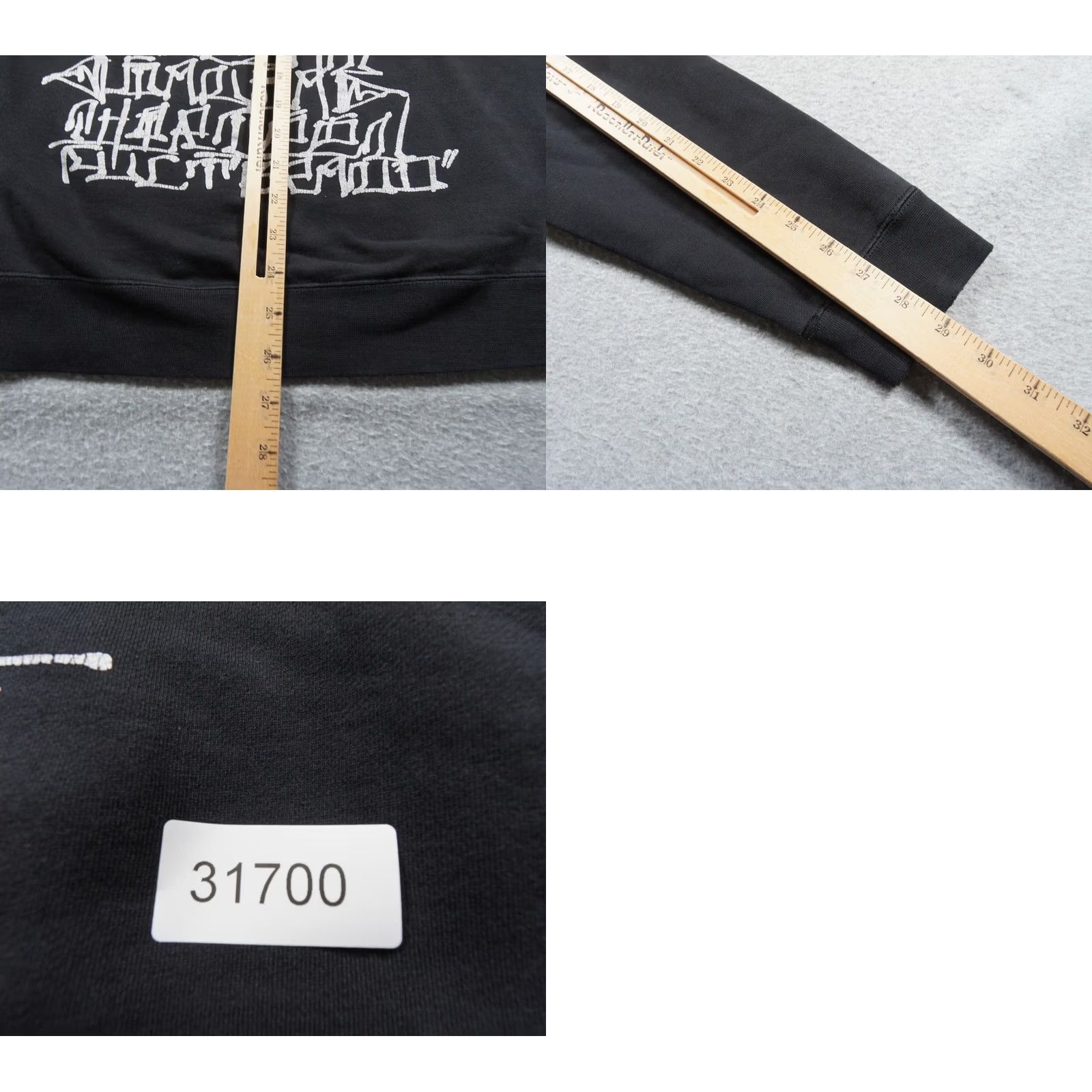 FUCT FUCT Hoodie Men Medium Black Hoodie Pullover Streetwear Skull BDU Faded Worn Size US M / EU 48-50 / 2 - 9 Thumbnail