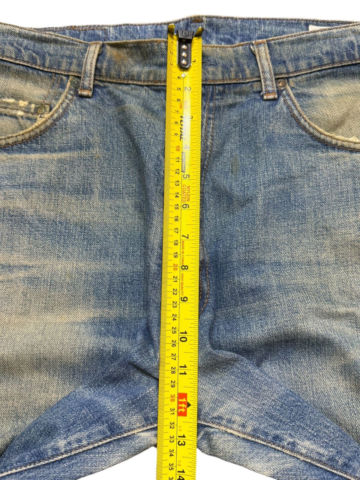 Big John Vintage Big John Blue Mud Wash Faded Clawmark Wide Leg Baggy Size US 36 / EU 52 - 15 Thumbnail