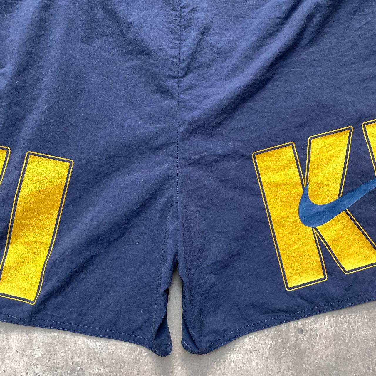 Other Vintage 90s Nike Athletic 4 Inch Shorts Blue Size US 36 / EU 52 - 18 Thumbnail