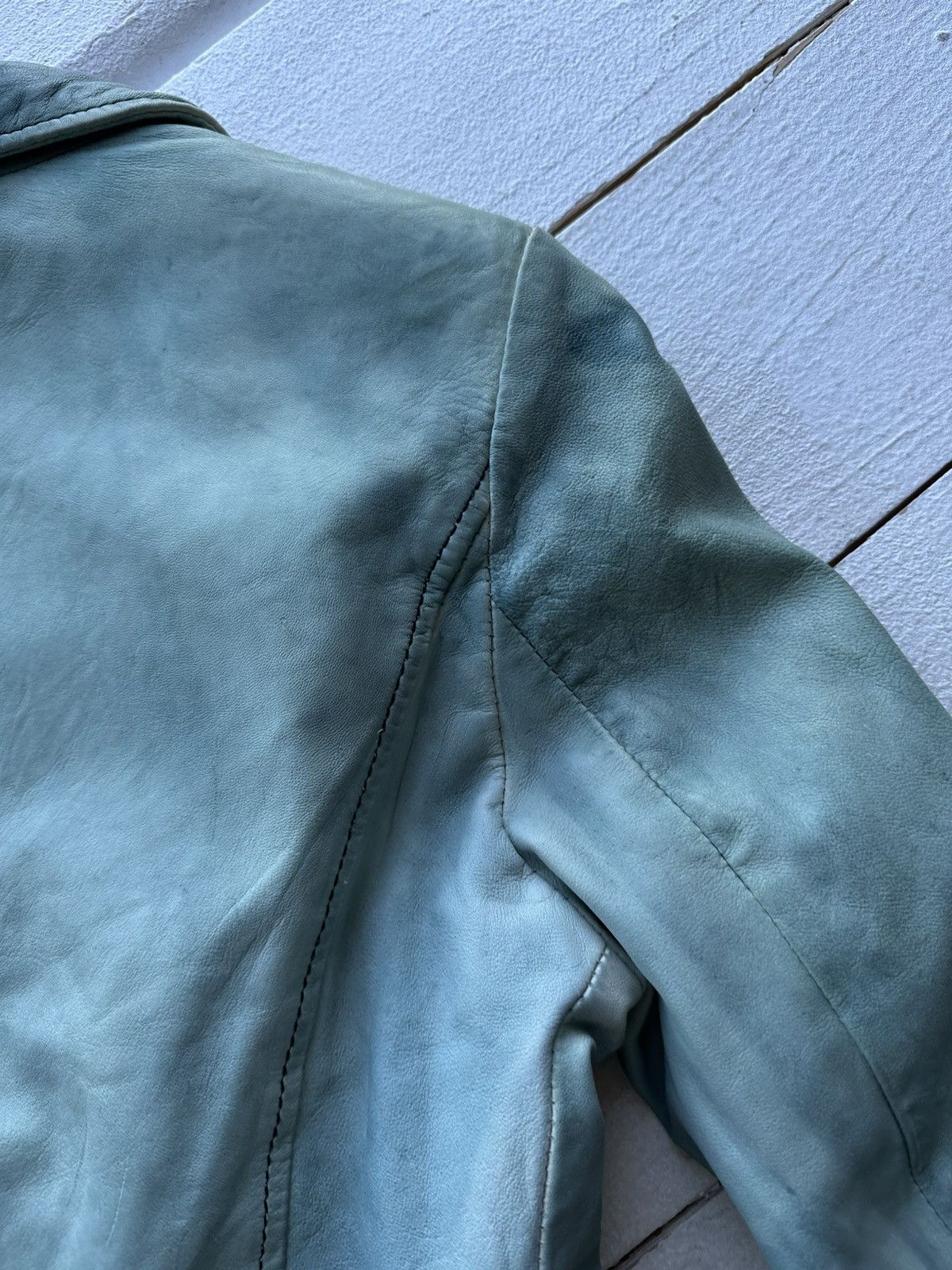 Other 🚨 VINTAGE LEATHER JACKET JAPAN CASUAL STREETWEAR 90s Y2K Size M / US 6-8 / IT 42-44 - 16 Thumbnail