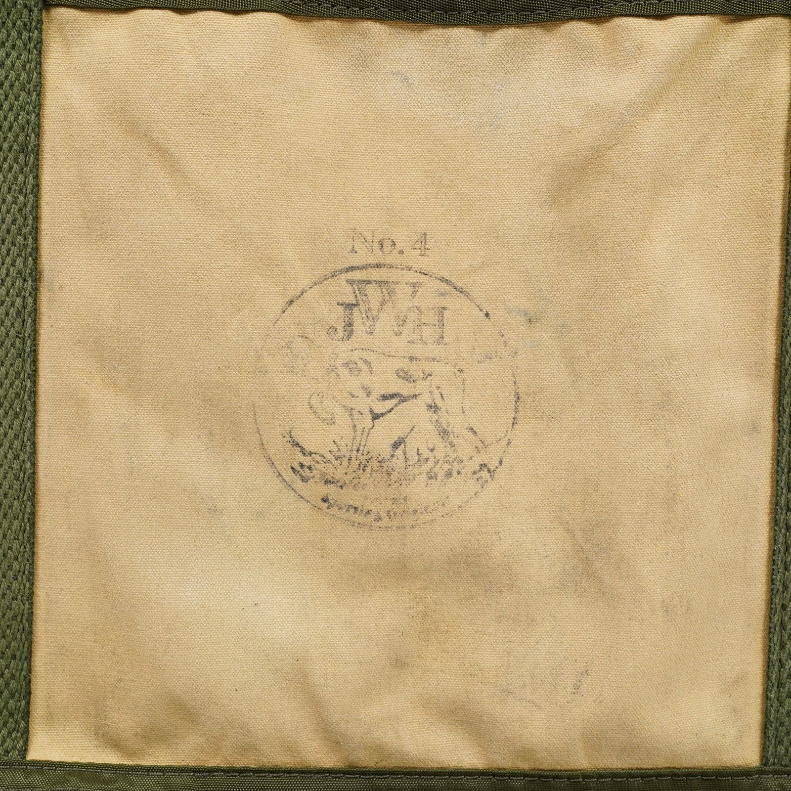 J.W. Hulme Co. VTG J.W. Hulme Co Canvas Leather Duffel Bag #4 Lenzip USA Size ONE SIZE - 2 Thumbnail