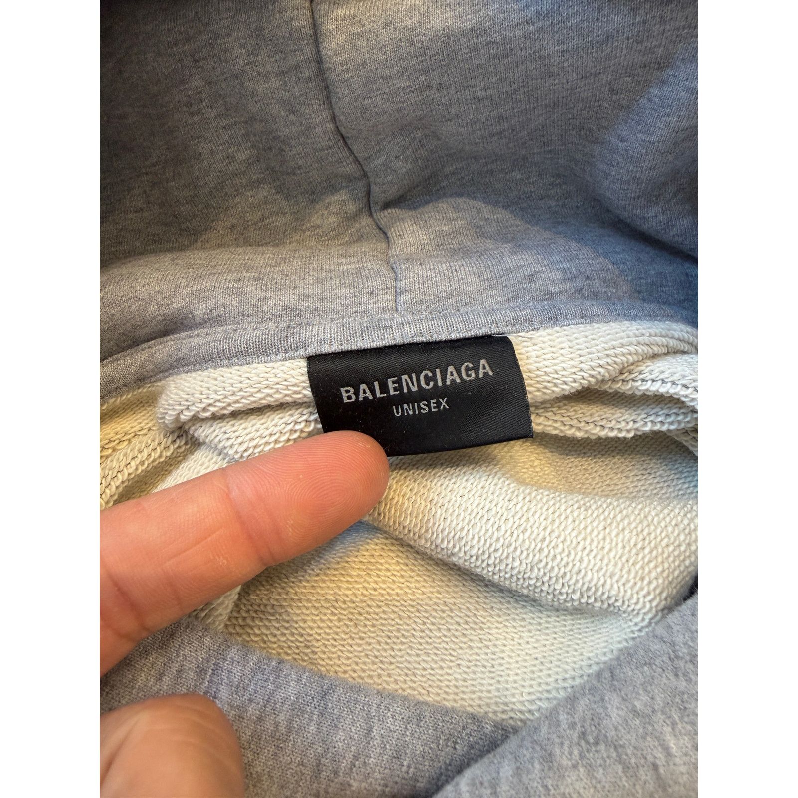 Balenciaga Balenciaga Distressed Tape Hoodie Size US XXL / EU 58 / 5 - 12 Thumbnail