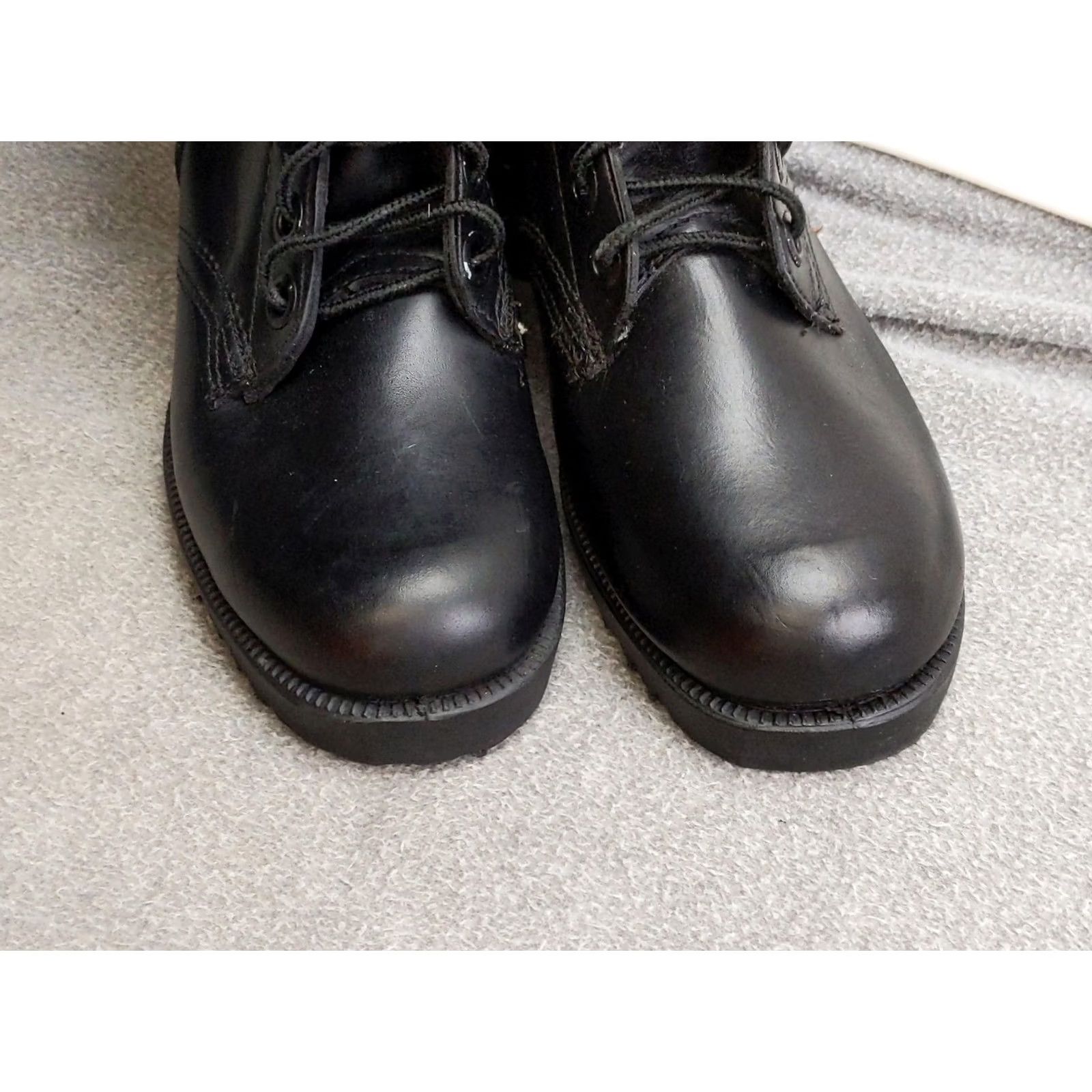Vintage RO-SEARCH Boots Womens 5.5 Black Leather Mid-Calf Lace-Up Combat Work Boot Mens? Women 5.5 Black Leather Size US 6 / IT 36 - 5 Thumbnail