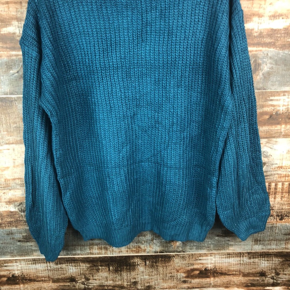 Vintage Re Edit Blue vintage Knitwear #A1902 Size US L / EU 52-54 / 3 - 6 Thumbnail