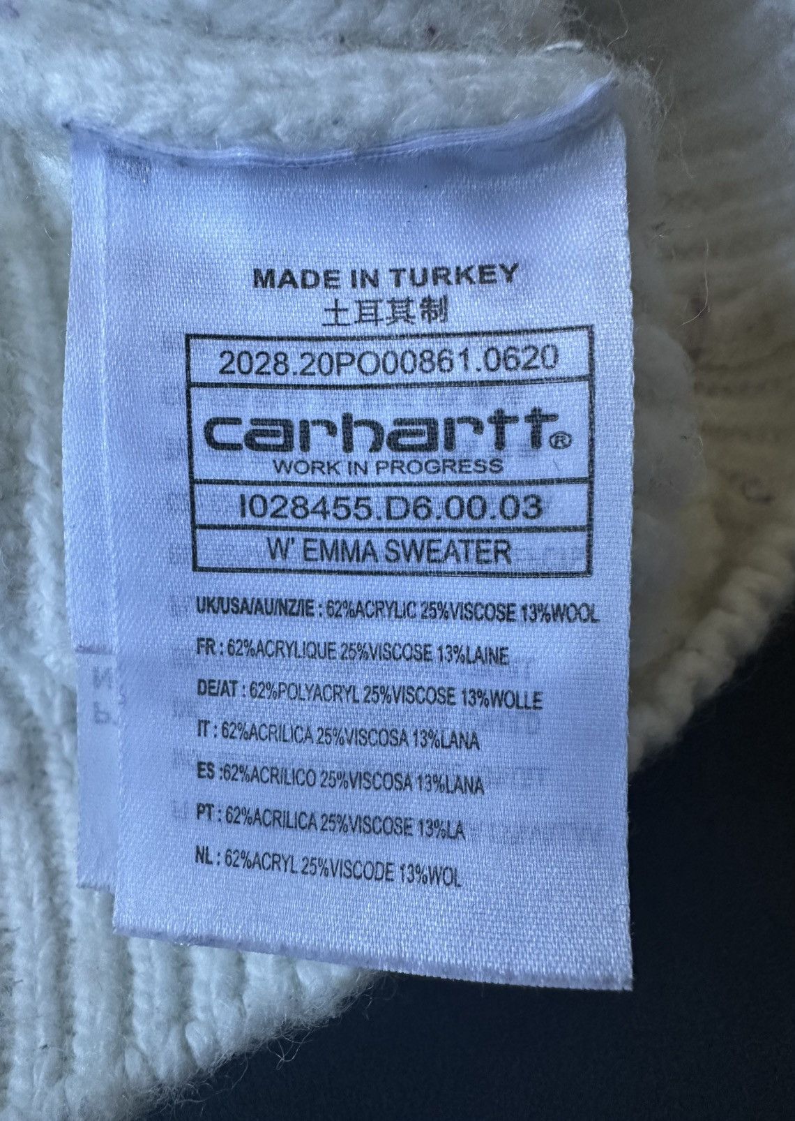 Carhartt Wip Carhartt WIP “Emma” Sweater Size XS / US 0-2 / IT 36-38 - 5 Thumbnail