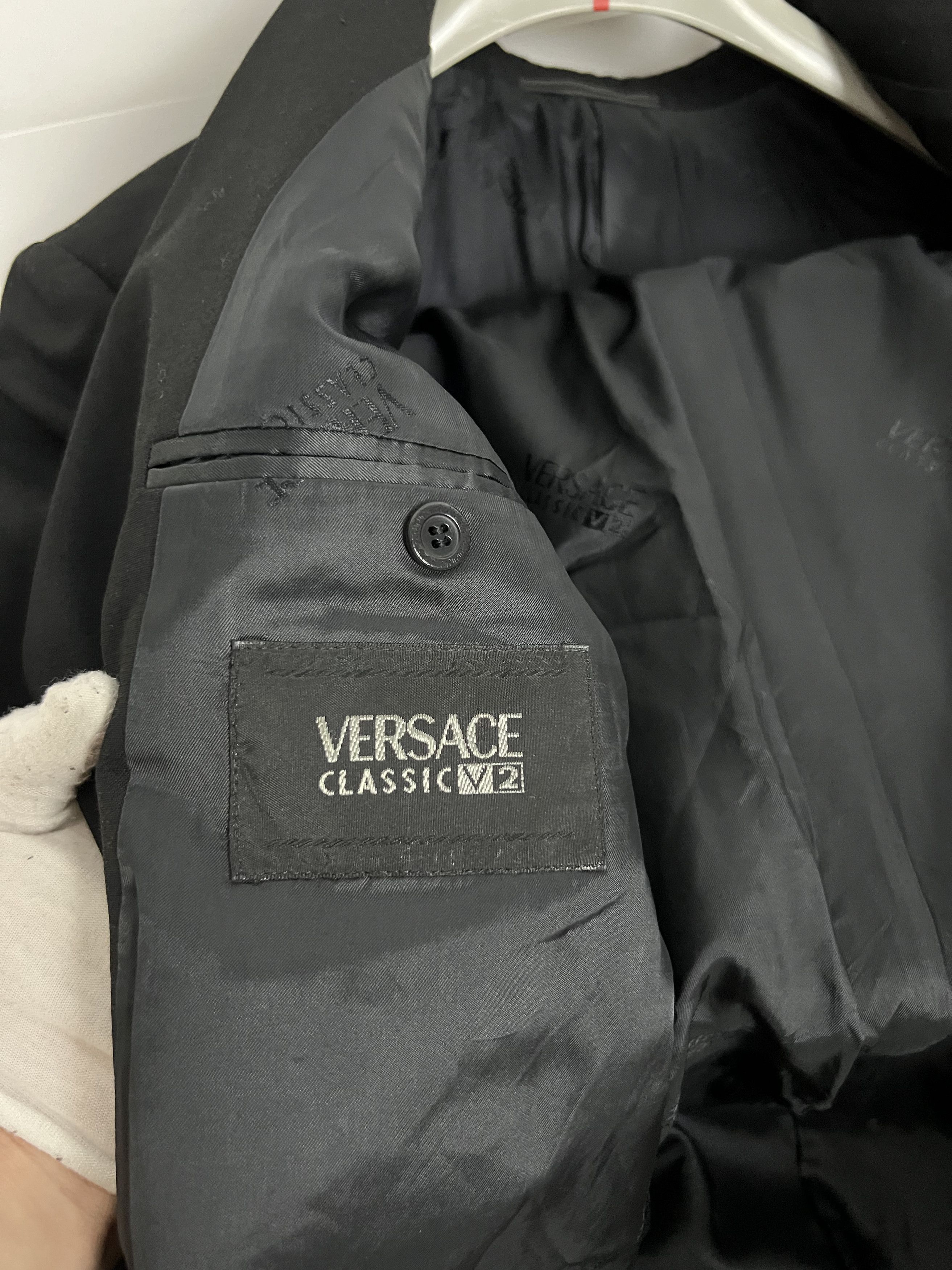 Versace versace classic v2 blazer 48 lana mohair luxury Size 48S - 6 Thumbnail