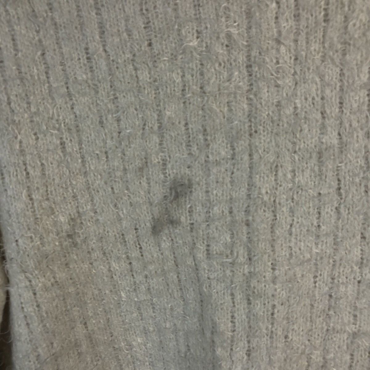 Homespun Knitwear × Japanese Brand DLL E Hypen Of World Gallery White mohair Knitwear #C044 Size M / US 6-8 / IT 42-44 - 16 Thumbnail