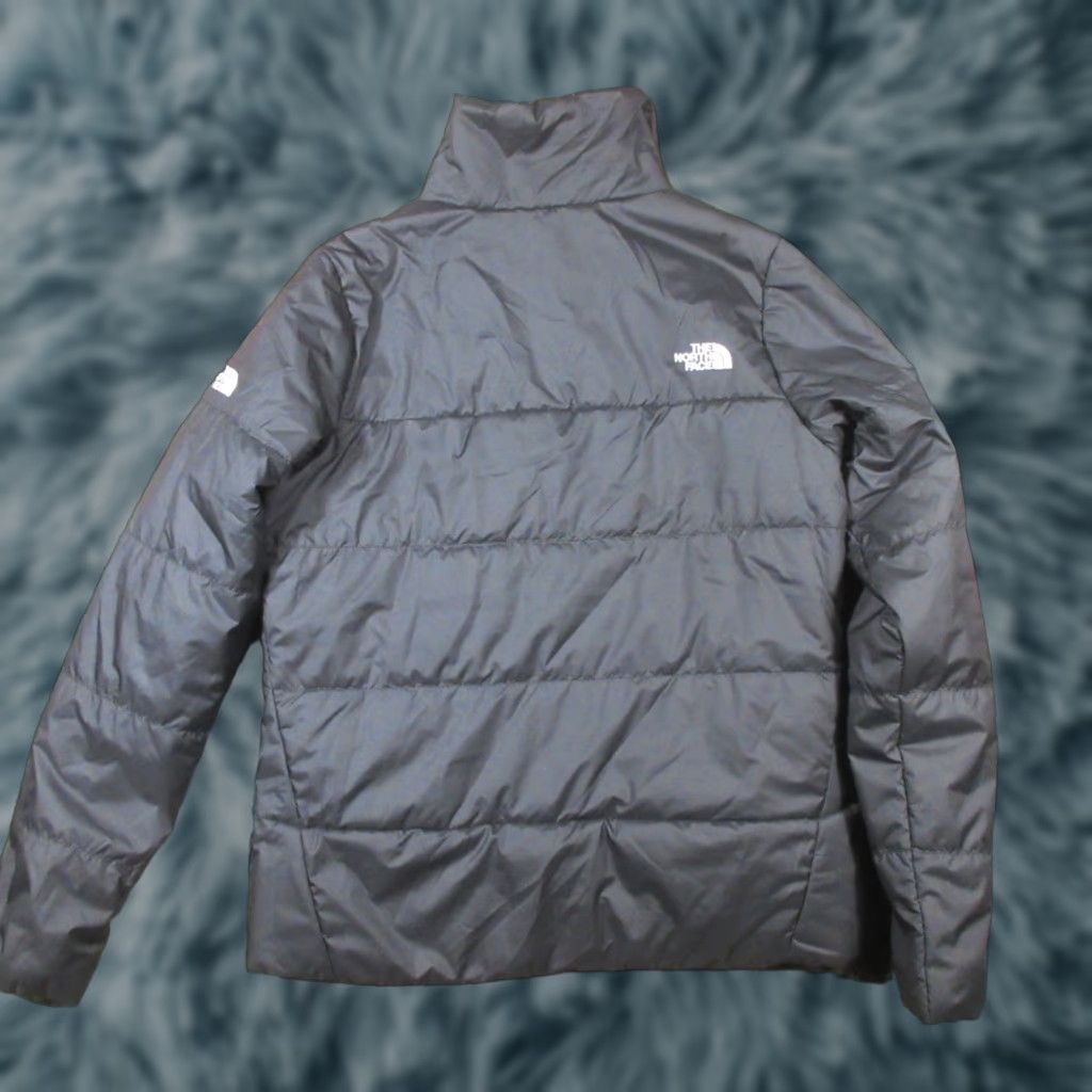 The North Face The North Face Puffer Jacket Women M Solid Black High Neck Zip Regular Long Sleeve Embroidered Logo Zipper - Fall Spring Winter Casual Travel Workwear Size M / US 6-8 / IT 42-44 - 1 Thumbnail