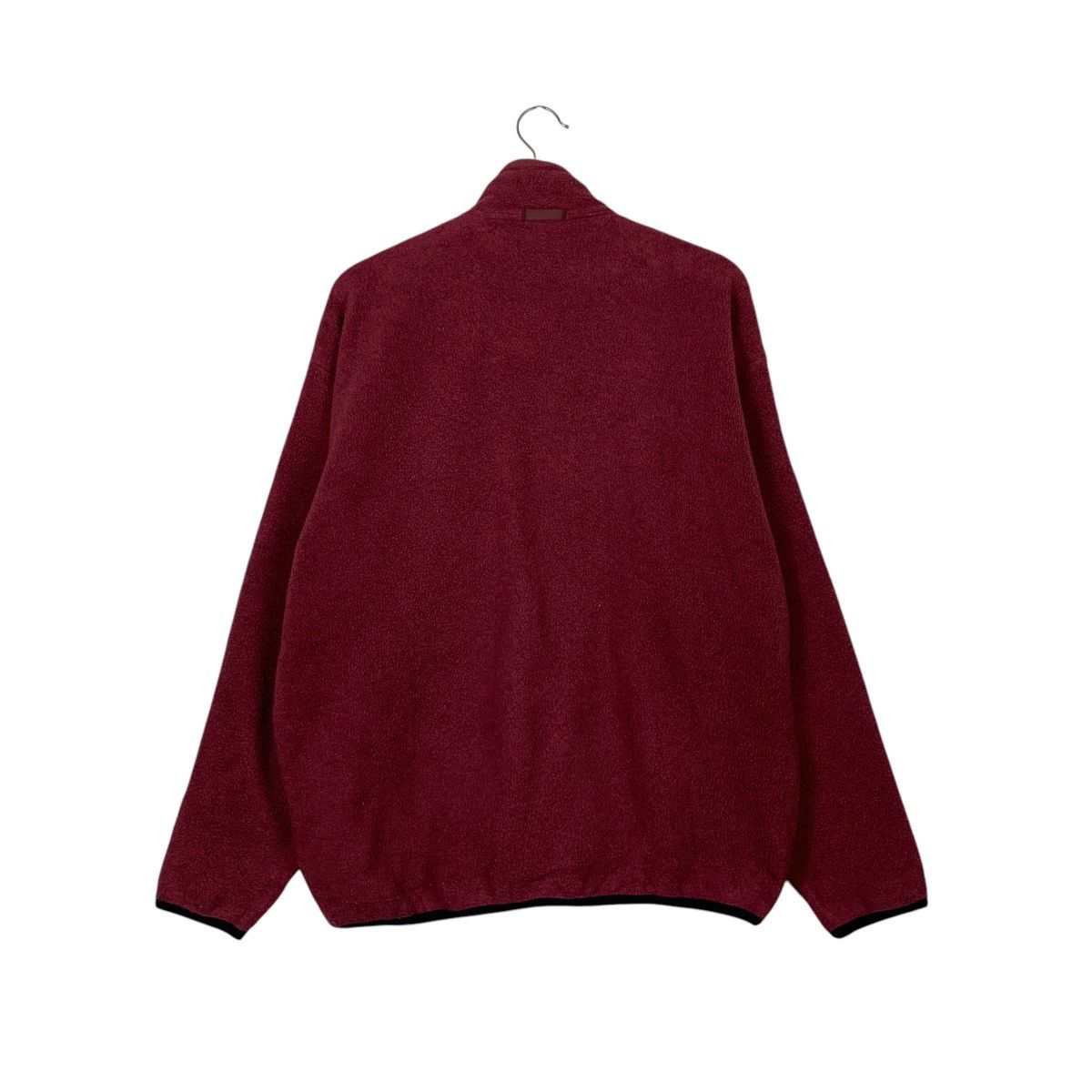 Adidas 90’s ADIDAS Embroidery Logo Maroon Fleece Jacket #2091-C91 Size US L / EU 52-54 / 3 - 7 Thumbnail