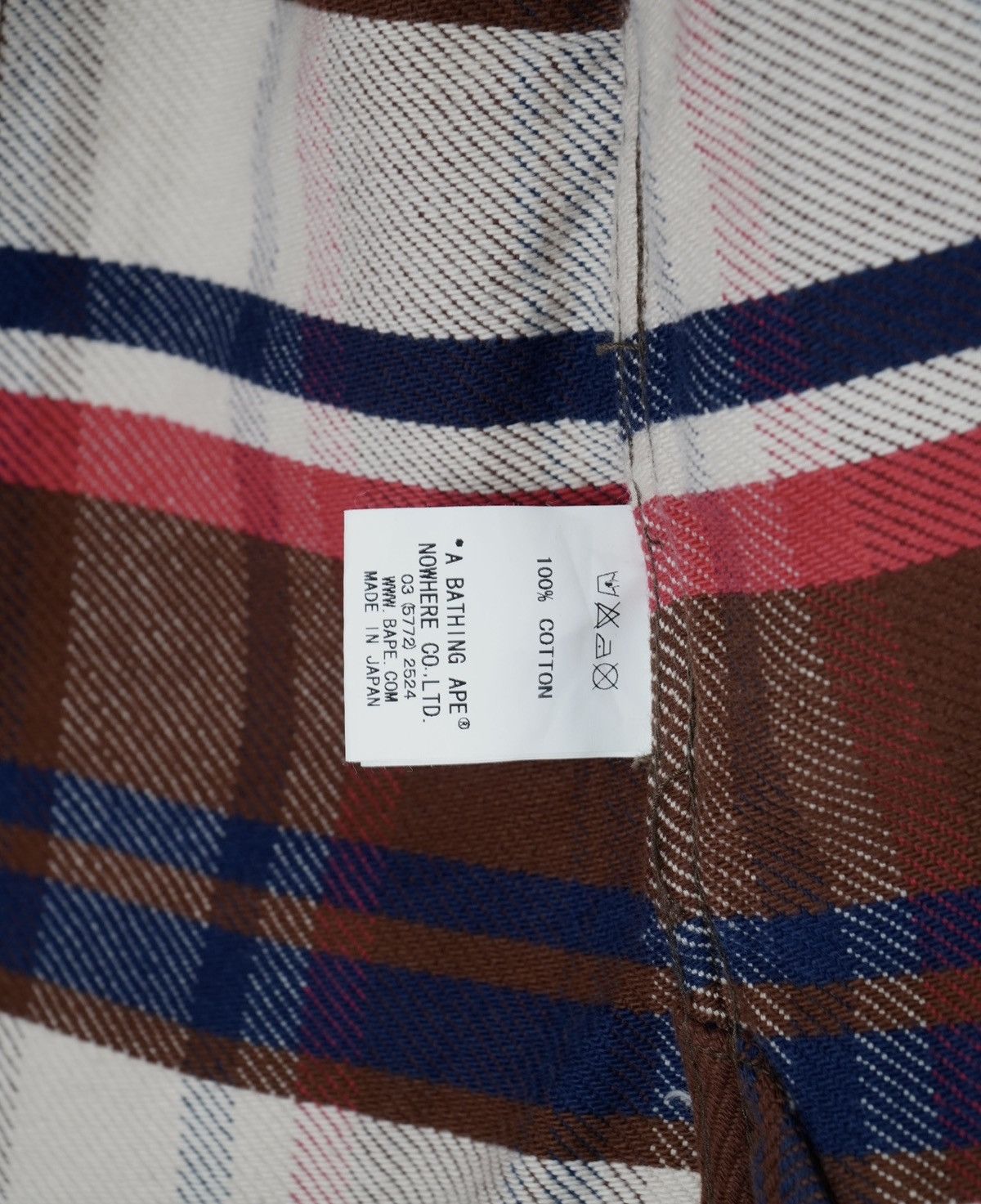 Bape × Nigo Bape Check Flannel Button Up Shirt Size S / US 4 / IT 40 - 10 Thumbnail