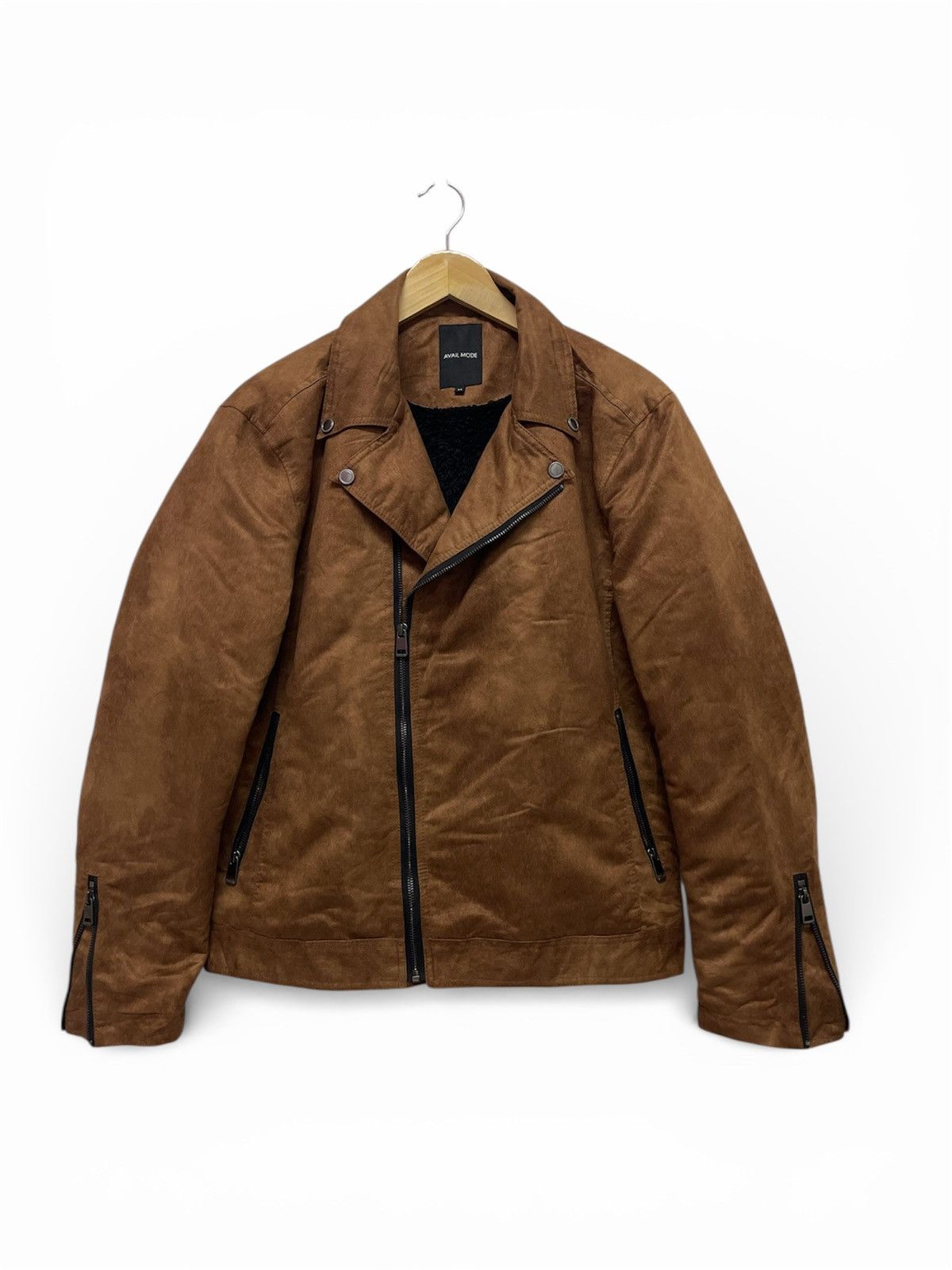 Japanese Brand 90’s Double Collar Mole Skin Style Jacket Size US L / EU 52-54 / 3 - 1 Thumbnail