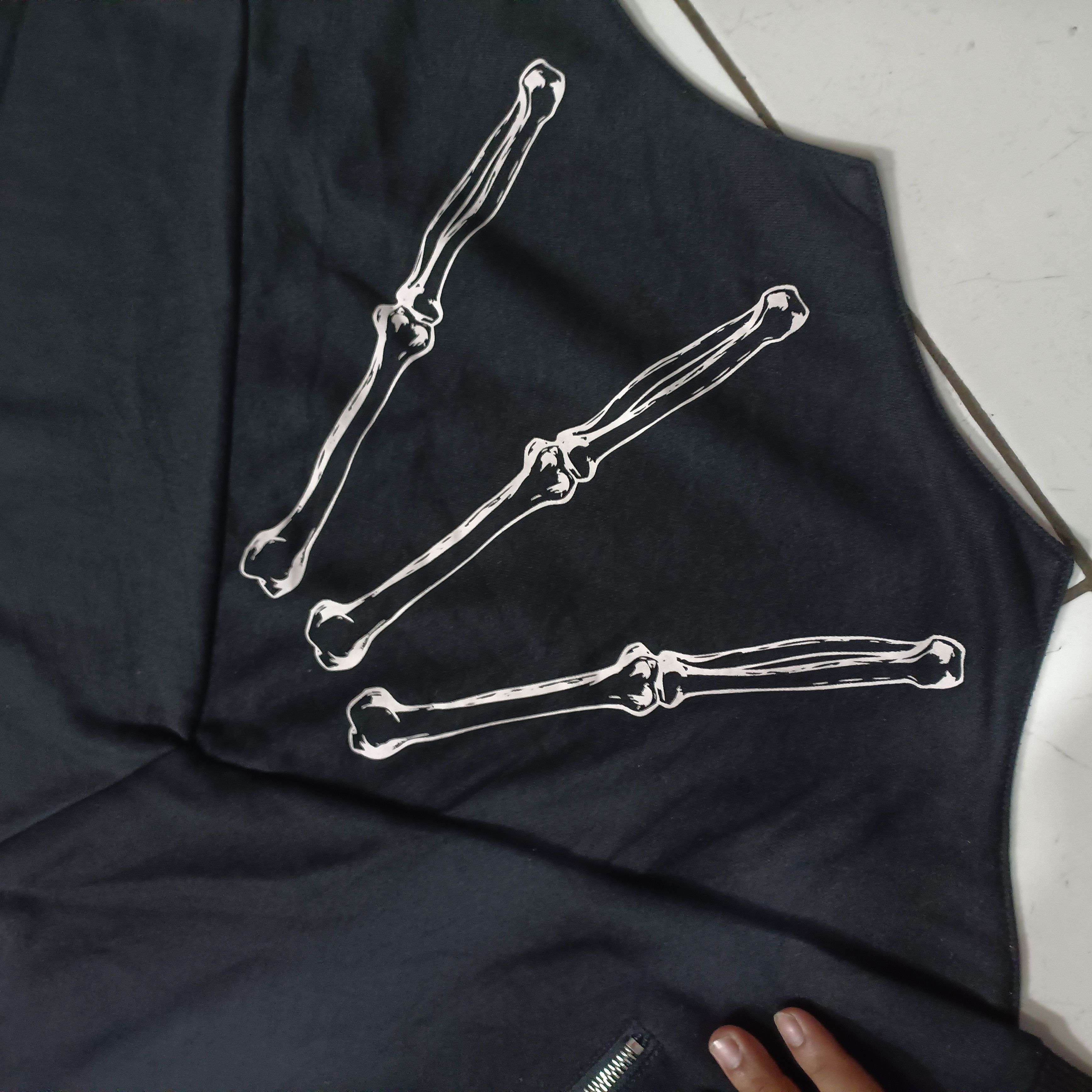 Designer Gald News Durable wear Bat skeleton Hoodie Zip Up Studd Size M / US 6-8 / IT 42-44 - 10 Thumbnail
