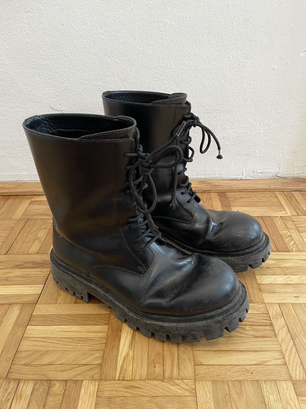 Balenciaga Balenciaga Sergeant Pull On Boots (41) Size US 10 / EU 43 - 1 Thumbnail