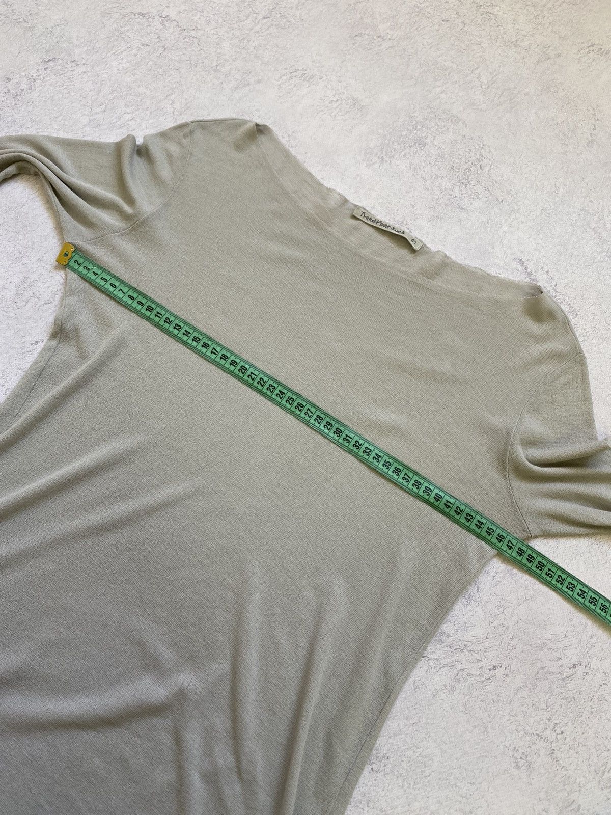 Transit Uomo Transit Par Such Womens Long Sleeve Grey Mesh Top Size 3 Size M / US 6-8 / IT 42-44 - 13 Thumbnail