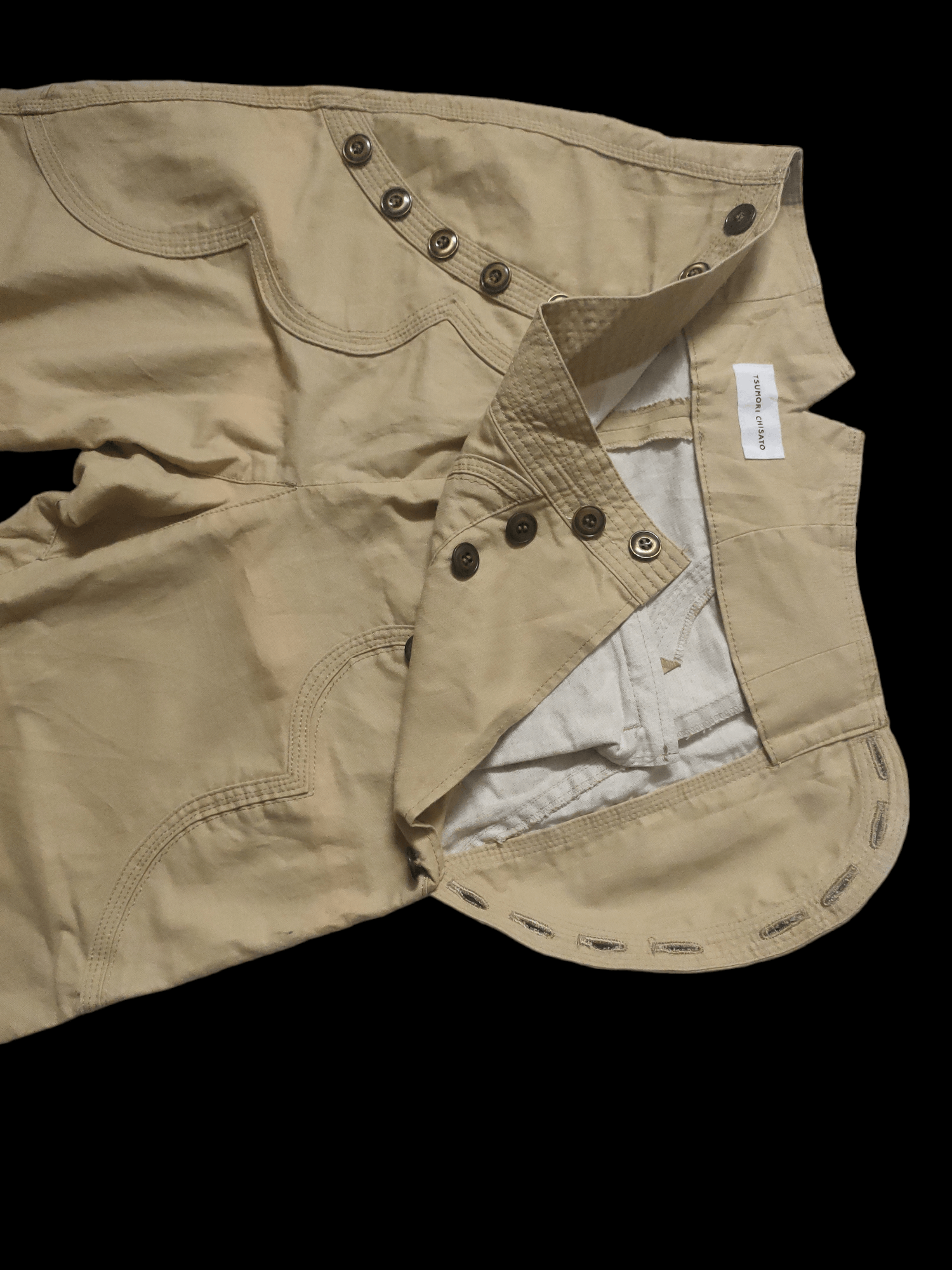 Issey Miyake Short Pant Tsumori Chisato by Issey Miyake x Khakis Design Size US 27 - 9 Thumbnail