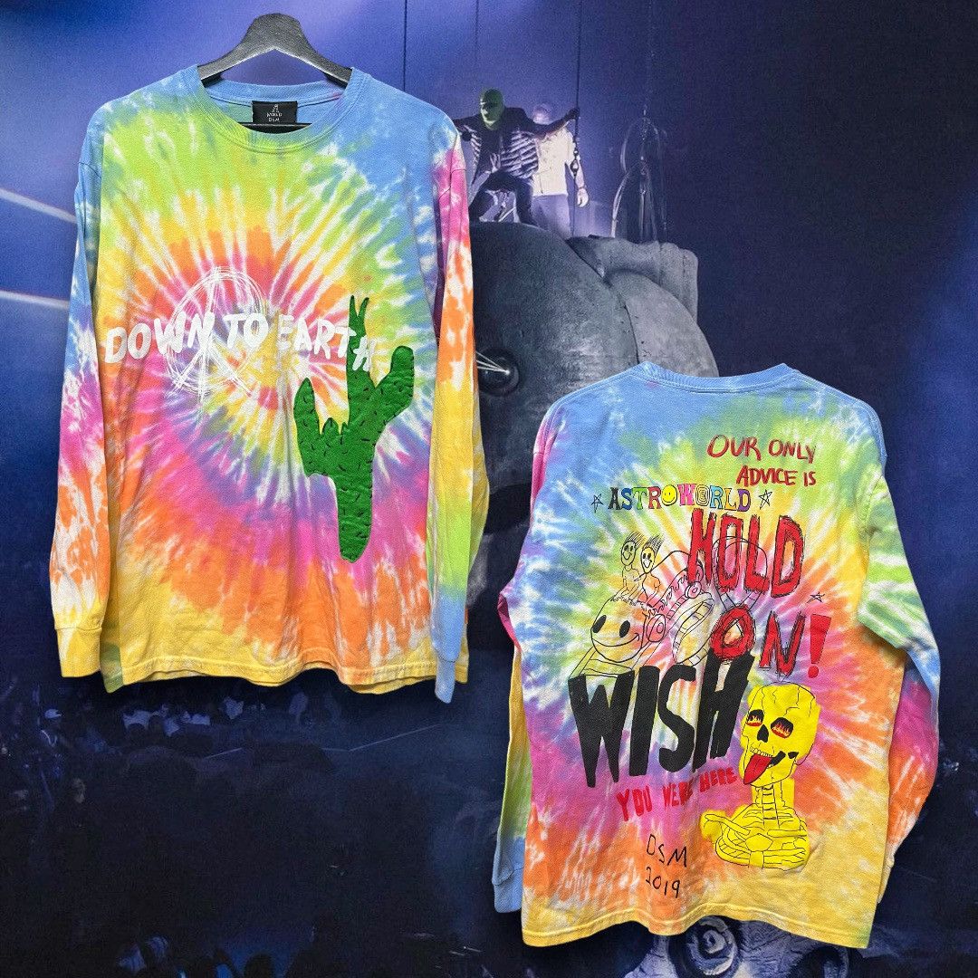 Rap Tees × Travis Scott Rare Astroworld x DSM Down To Earth Rap Tees × Travis Scott Rare Astroworld x DSM Down To Earth