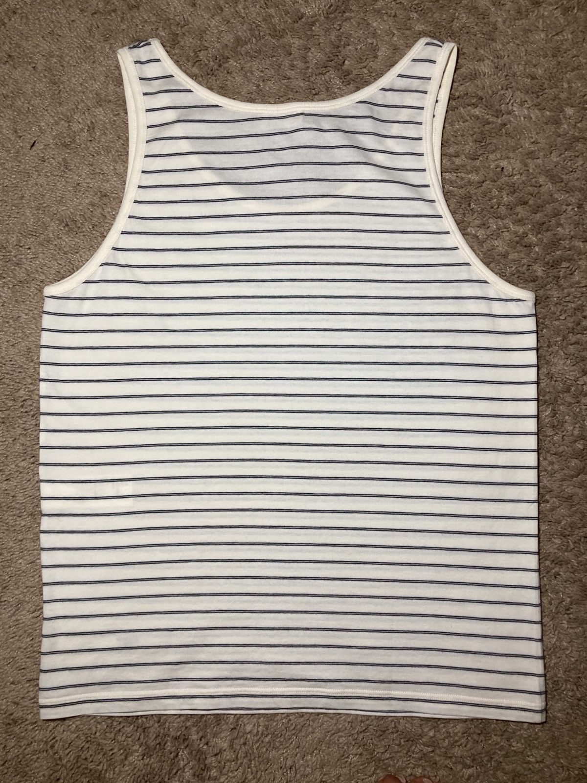 Celine SS20 Celine Striped Tank Top Triomphe Logo 2020 Hedi 70s Size US S / EU 44-46 / 1 - 7 Thumbnail