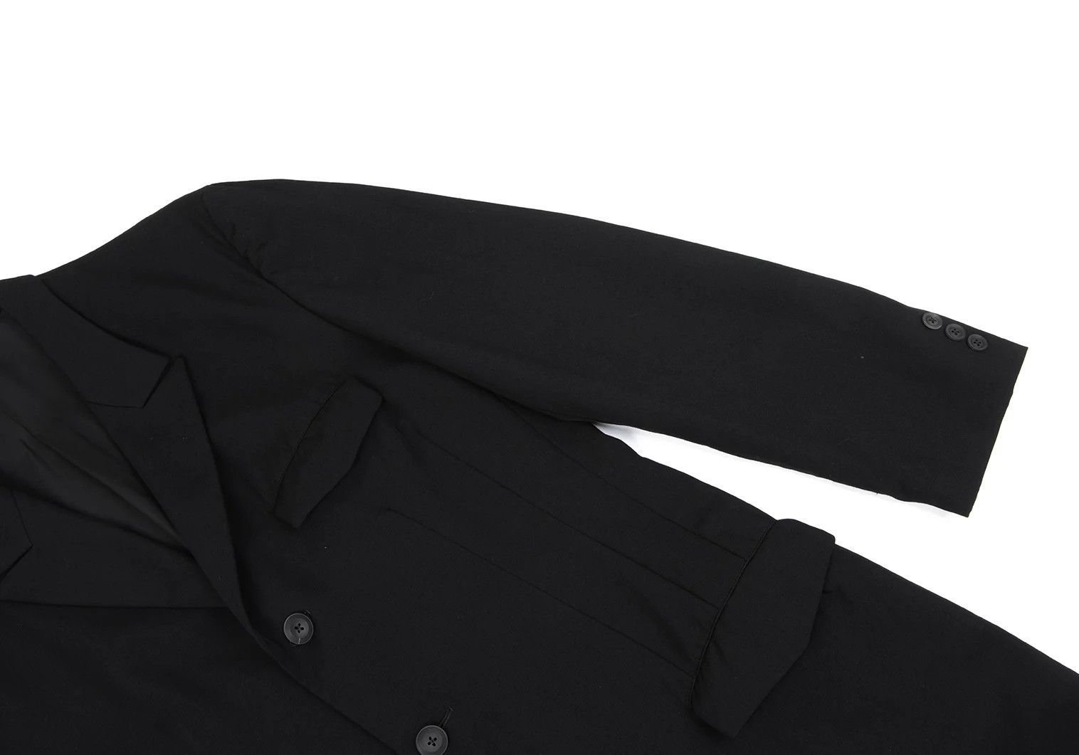 Yohji Yamamoto Yohji Yamamoto Wool Gabardine Doctor Jacket Size US M / EU 48-50 / 2 - 7 Thumbnail