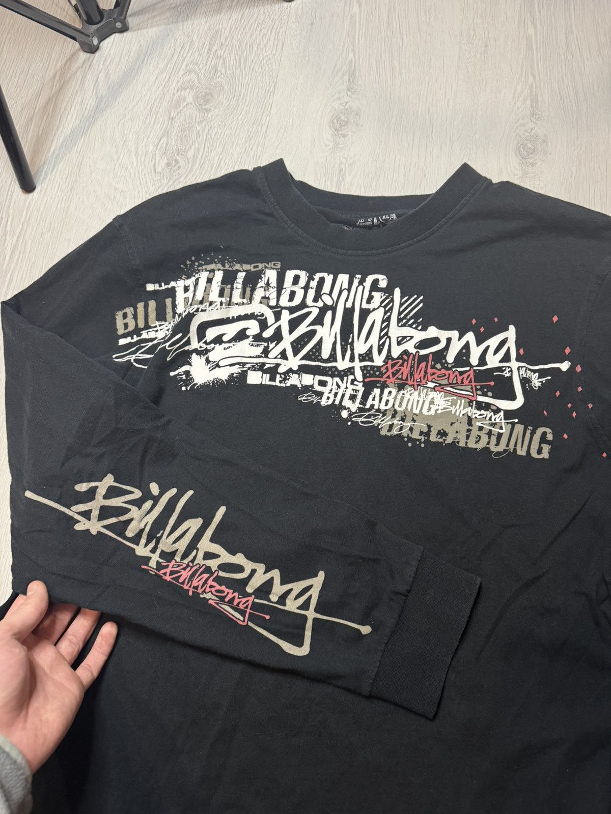 Billabong VINTAGE BILLABONG LONGSLEEVE OG FADE AVANTGARDE STYLE SIZE M Size US XL / EU 56 / 4 - 3 Thumbnail