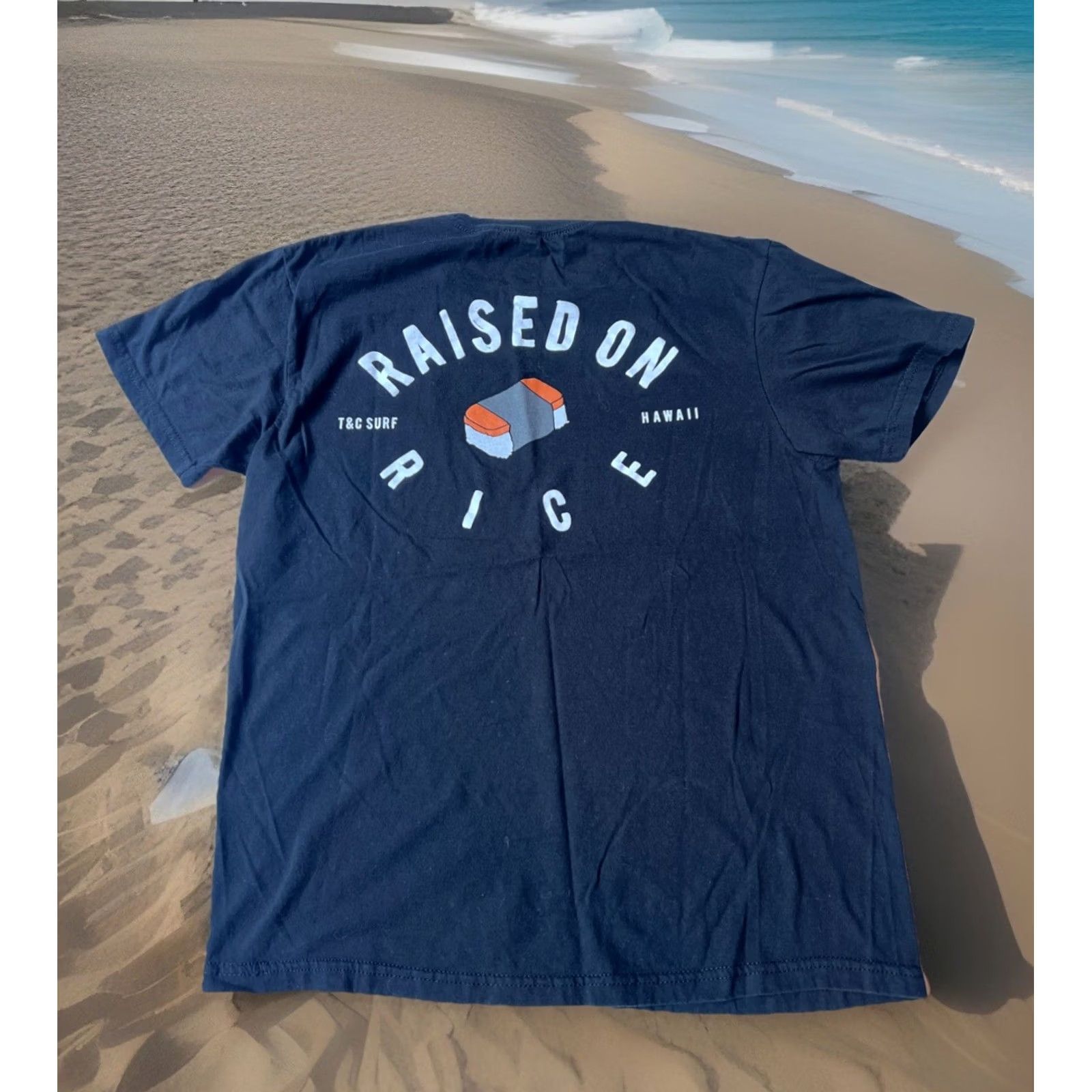 Vintage VINTAGE T&C Surf Designs Shirt Surfer Hawaiian Graphic Print 2020s Black Medium Mens Size US M / EU 48-50 / 2 - 2 Thumbnail