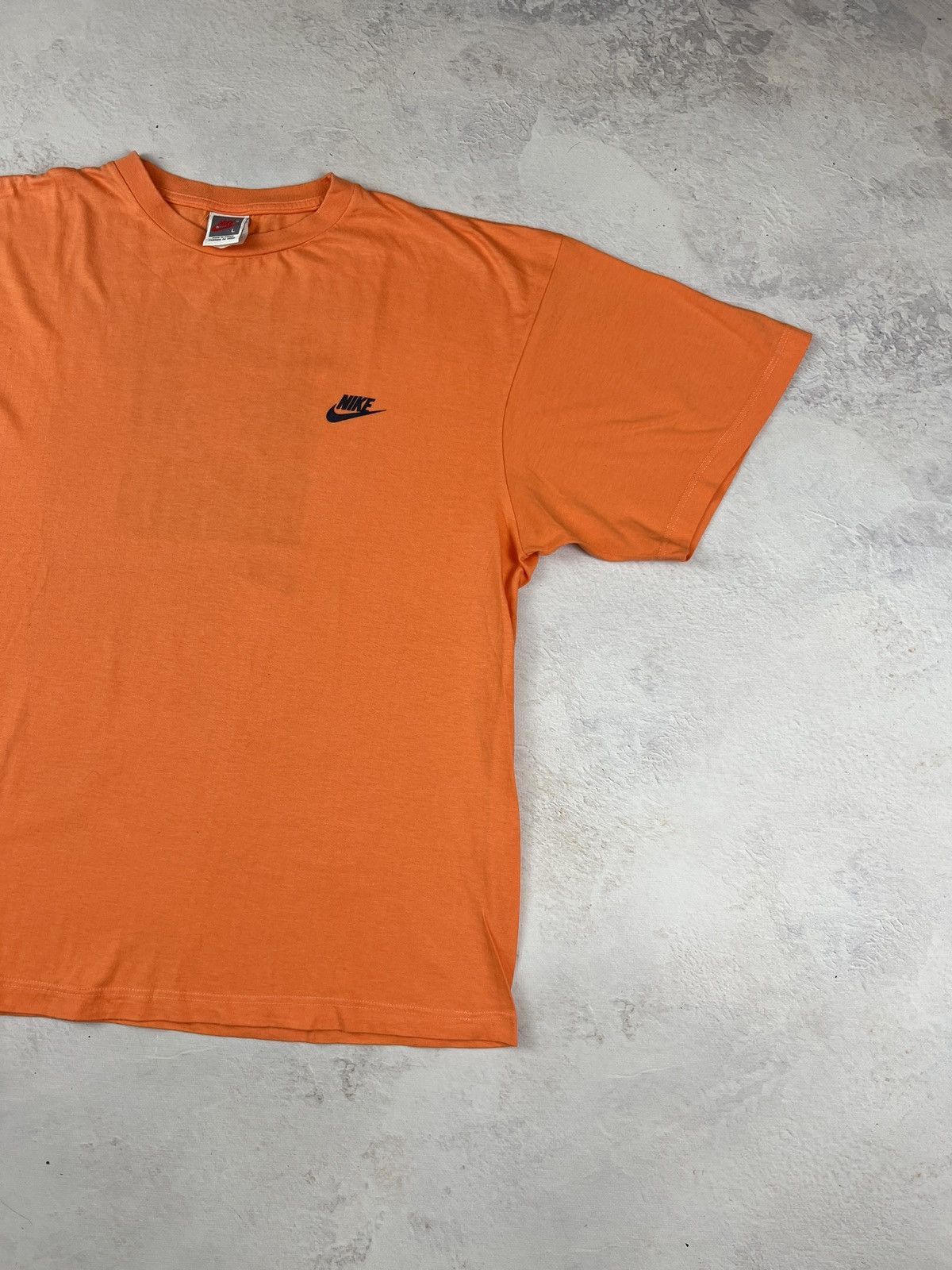 Nike Orange T-Shirt Nike Vintage Streetwear Sk8 Boxy Fit Y2K Rap Size US L / EU 52-54 / 3 - 6 Thumbnail