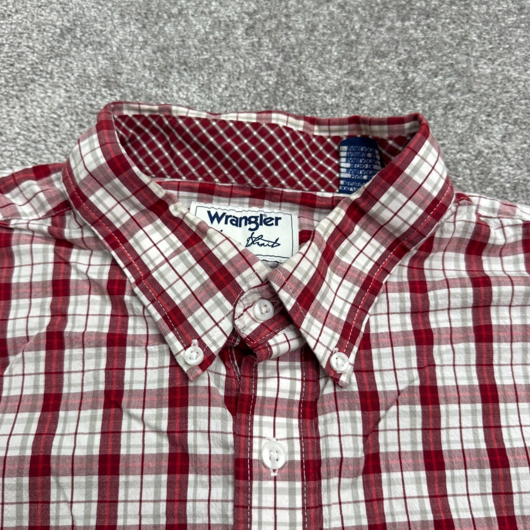 Wrangler Wrangler George Strait Western Shirt Men 2XL Red Plaid Cotton Button-Down Size US XXL / EU 58 / 5 - 4 Thumbnail