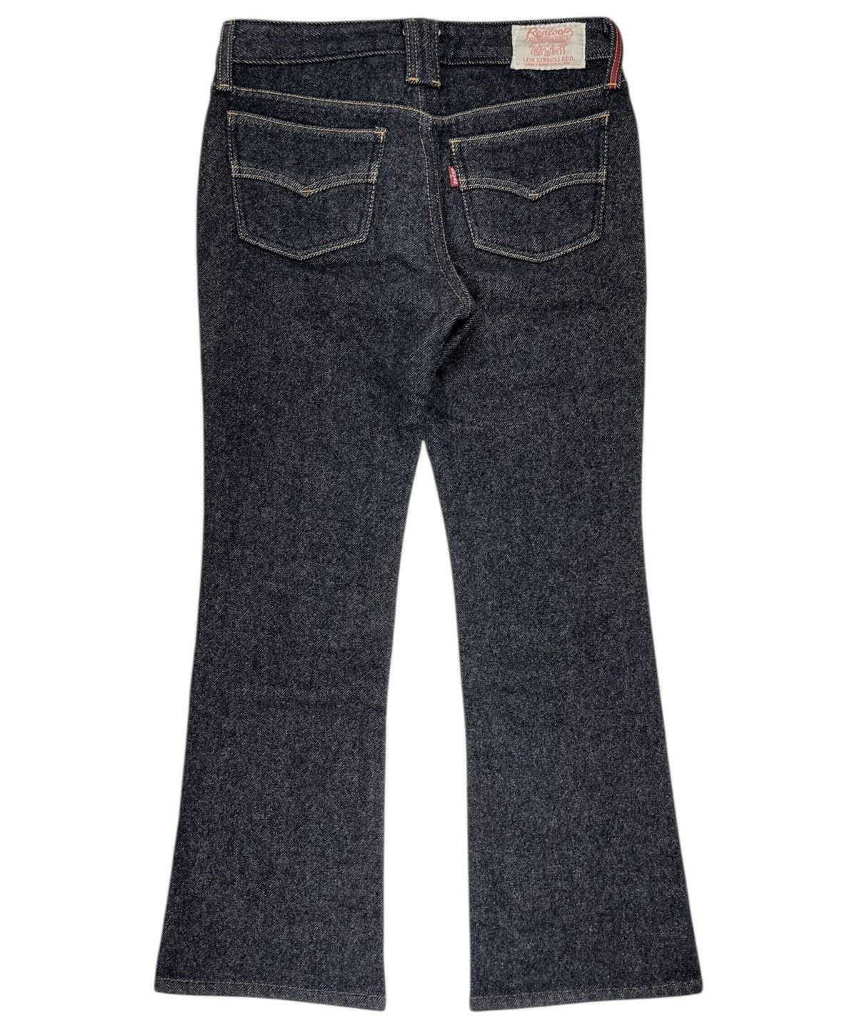 Junya Watanabe × Levi's AW03 Junya Watanabe Levi’s Flared Wool Jeans Pants Gray Size US 26 / EU 42 - 2 Thumbnail