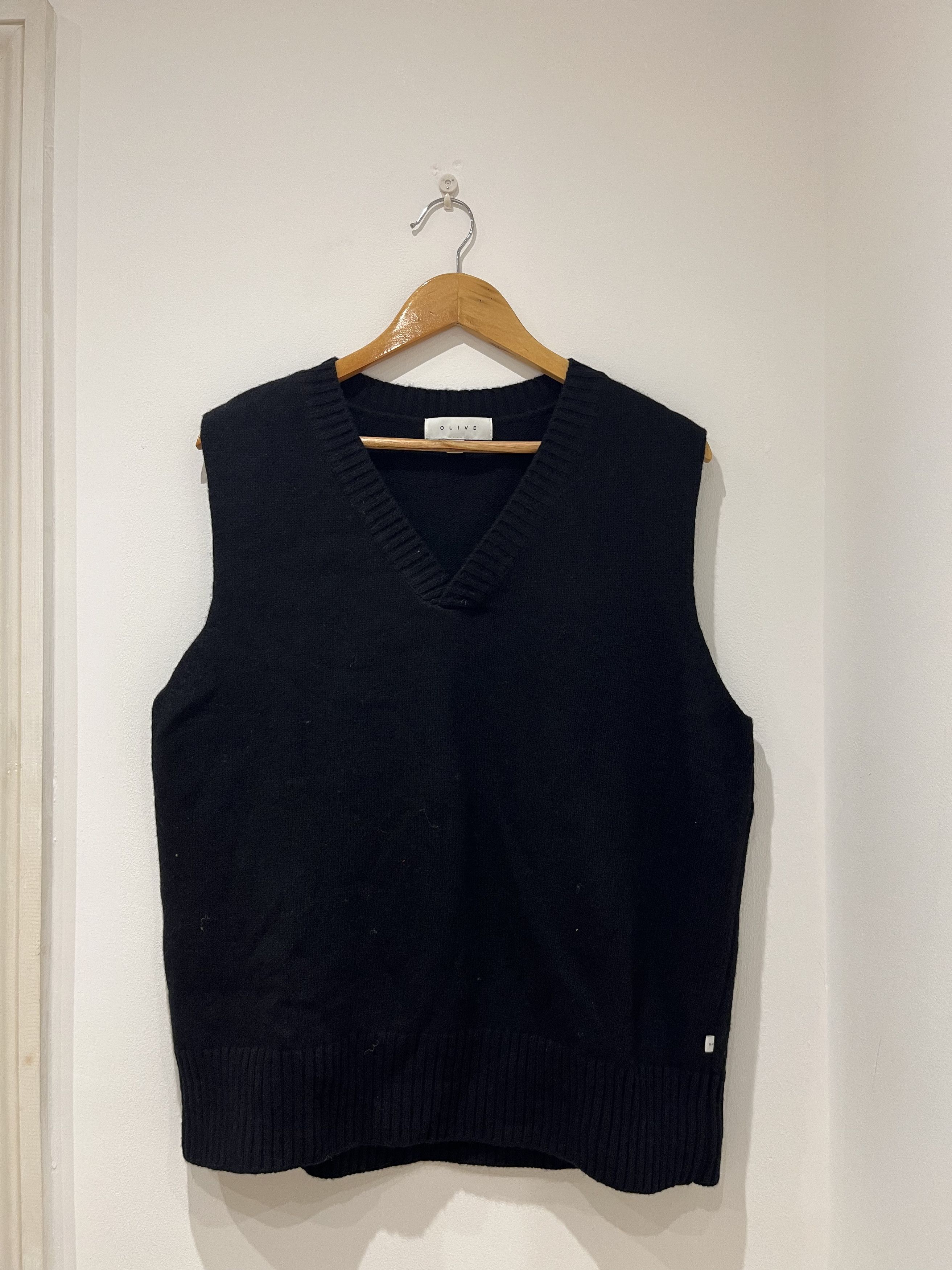 Olive Olive Clothing Unisex Knit Vest Black Size US S / EU 44-46 / 1 - 3 Thumbnail