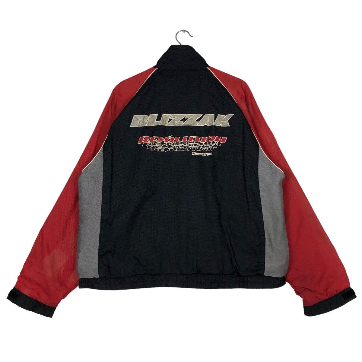 Japanese Brand 🔥Vintage Racing Bomber Jacket Blizzak Bridgestone Big Logo Size US L / EU 52-54 / 3 - 8 Thumbnail