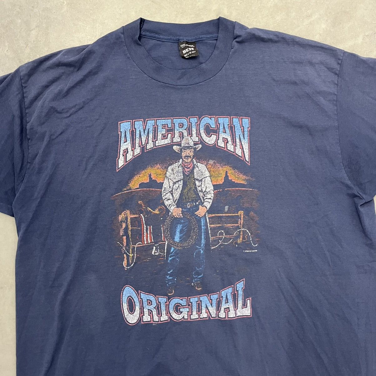 Levi's × Vintage × Wrangler Vintage Best Fruit of the Loom Rare size XXXL Cowboy Western Size US XXL / EU 58 / 5 - 2 Thumbnail