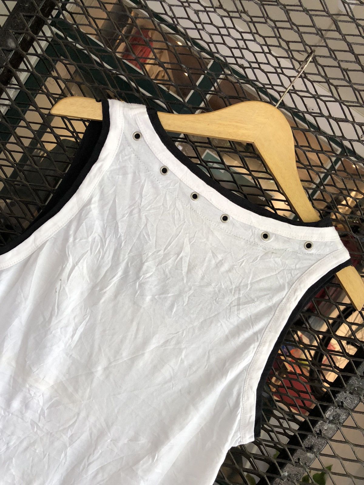 If Six Was Nine × Japanese Brand × Le Grande Bleu (L.G.B.) JAPANESE EUPHUISTIC POEM TANKTOP LGBSTYLE Size US L / EU 52-54 / 3 - 4 Thumbnail