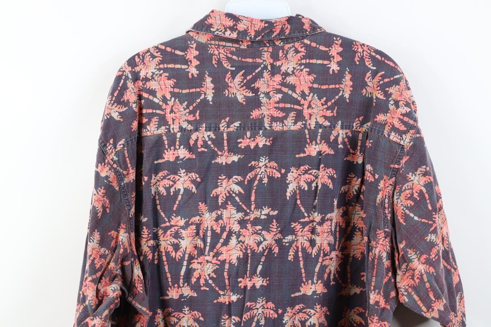 Woolrich Woolen Mills Vintage 90s Woolrich Tree Beach Luau Hawaiian Button Shirt Size US XL / EU 56 / 4 - 13 Thumbnail