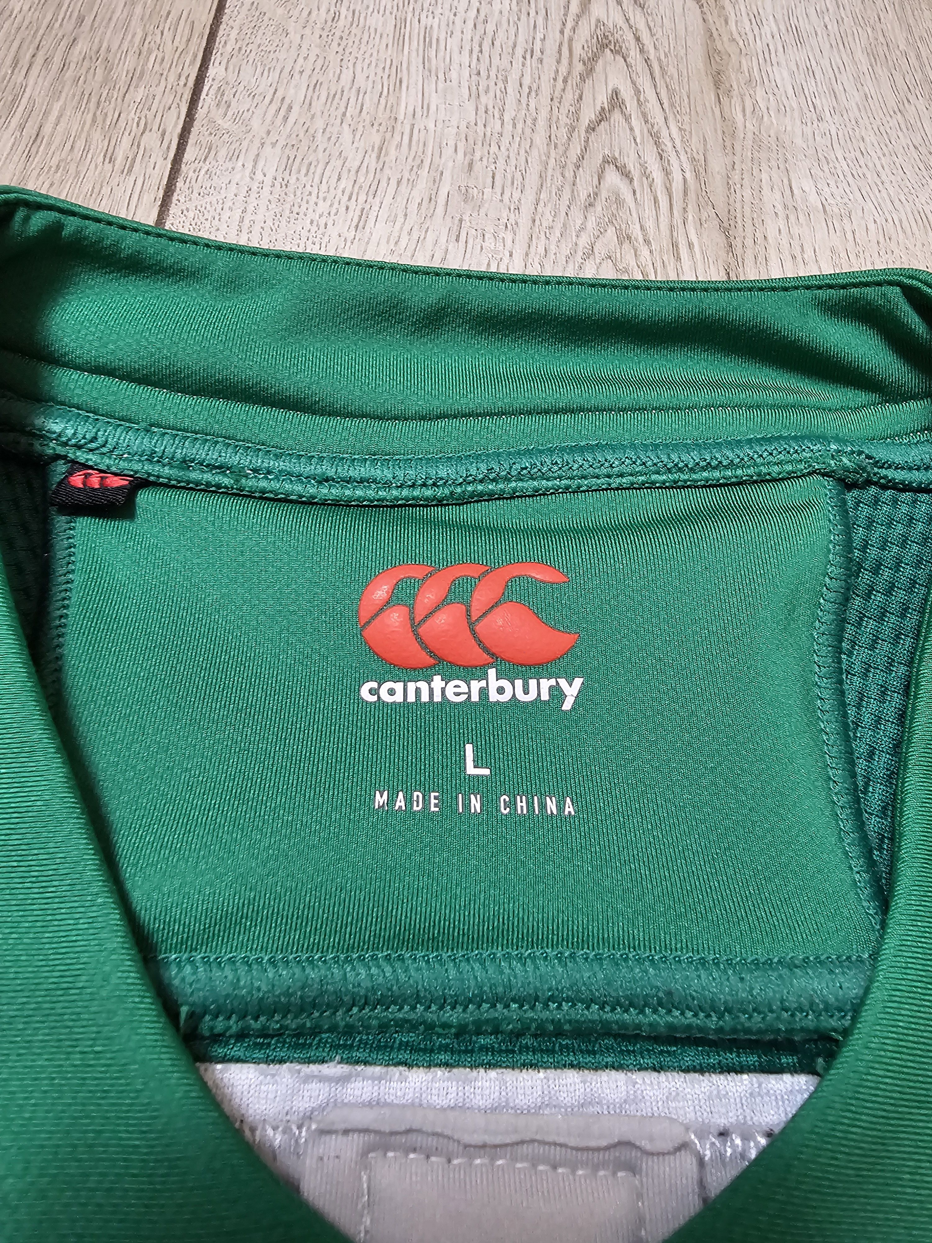 Canterbury of New Zealand IRELAND RUGBY JERSEY IRFU RUGBY SHIRT GREEN Size US M / EU 48-50 / 2 - 6 Thumbnail