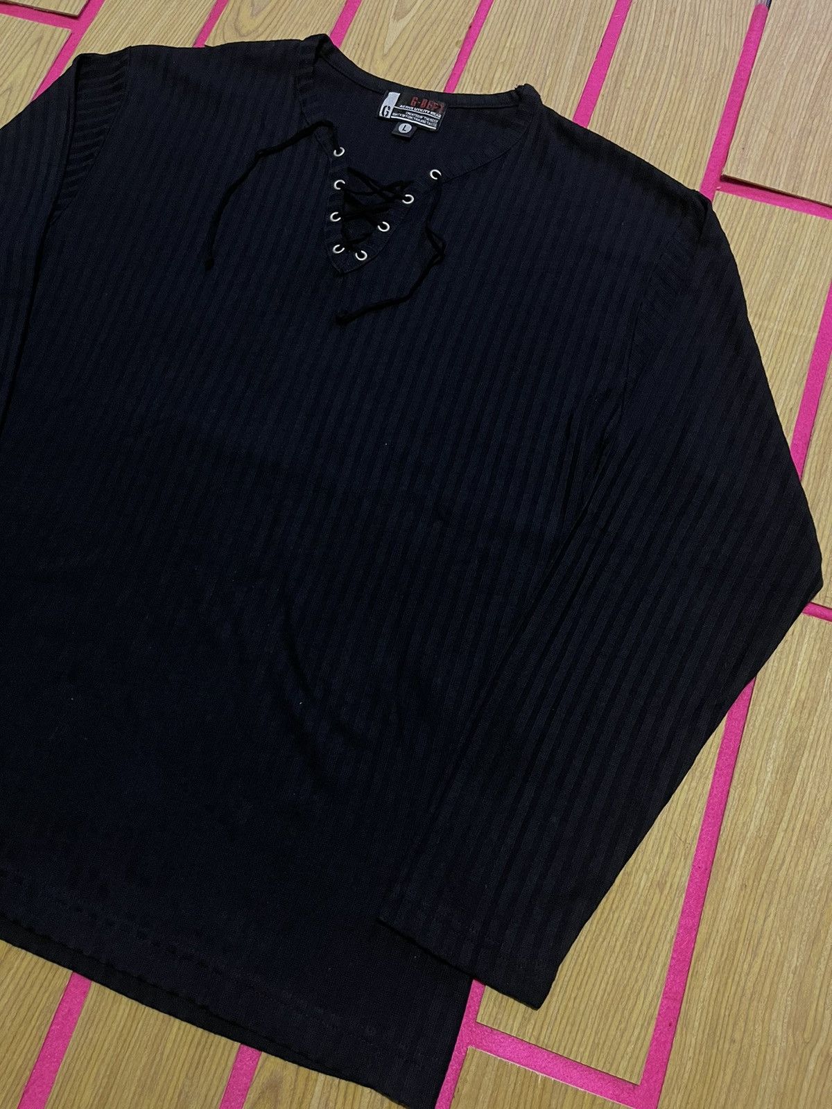 If Six Was Nine G-DEPT Y2K long sleeve t-shirt with drawstring neckline Size US L / EU 52-54 / 3 - 2 Thumbnail
