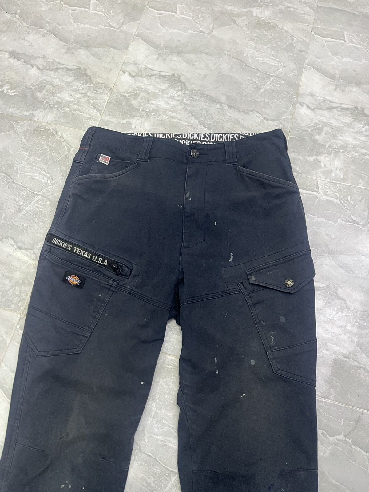 Dickies Dickies Texas USA Slim Fit Work Pants Navy Size US 32 / EU 48 - 2 Thumbnail