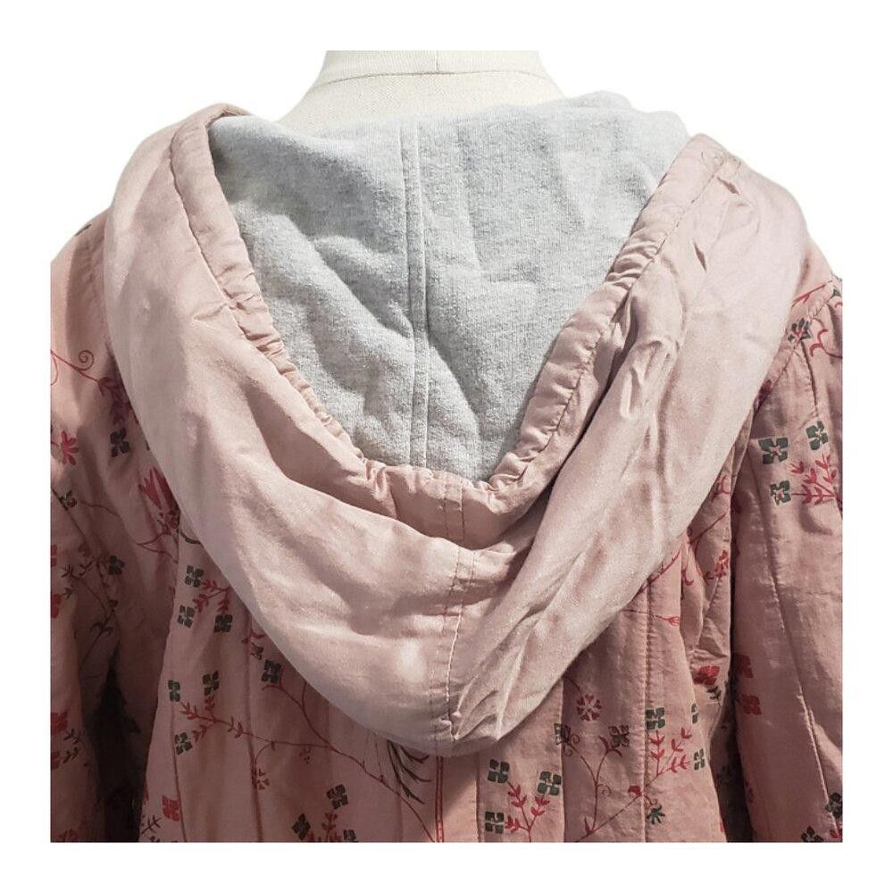 Free People CT1941 Free People Rose Quilted Zip Front Hoodie Jacket L Size L / US 10 / IT 46 - 6 Thumbnail