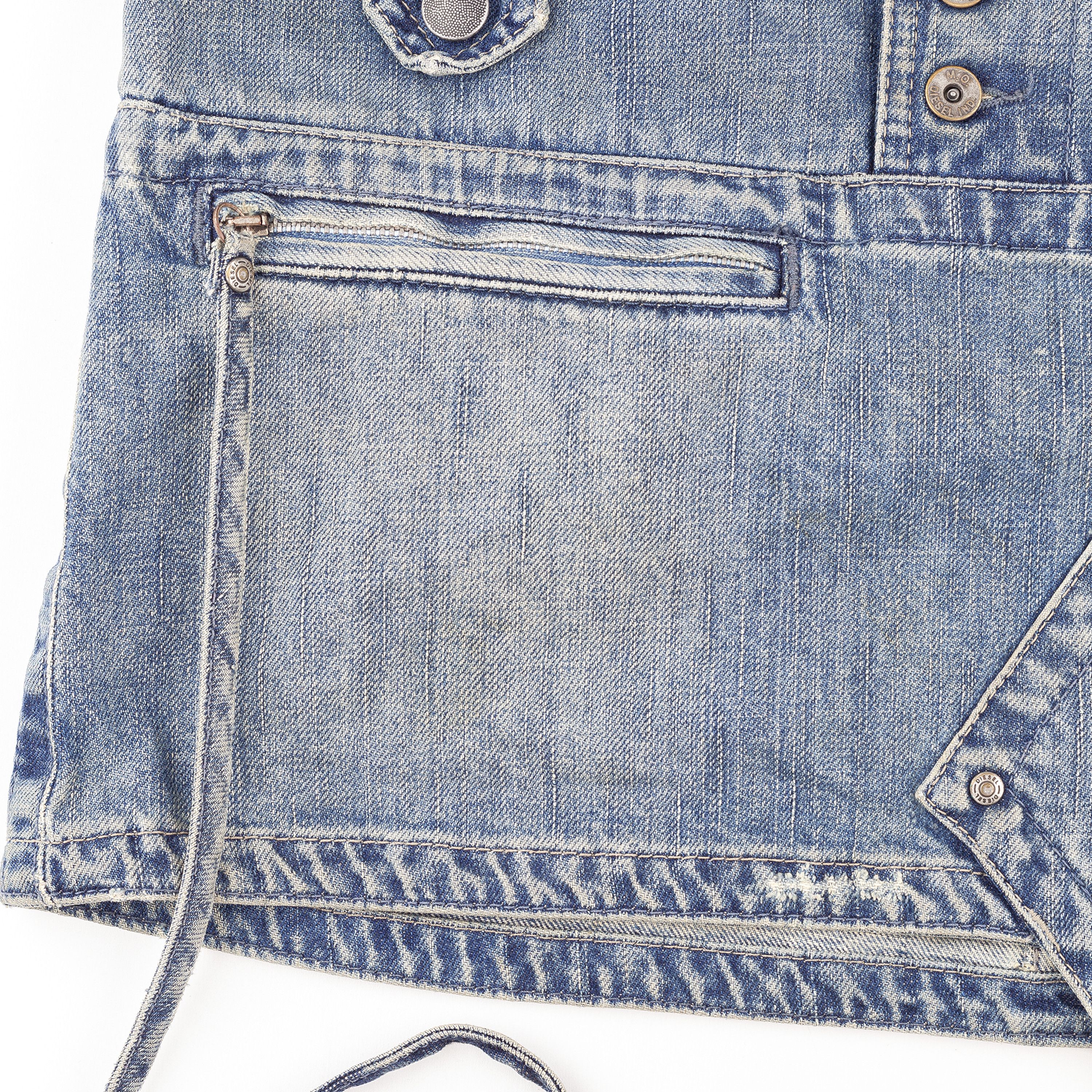 Diesel Diesel Denim Vintage Cargo Mini Skirt (M) Size 27" / US 4 / IT 40 - 4 Thumbnail